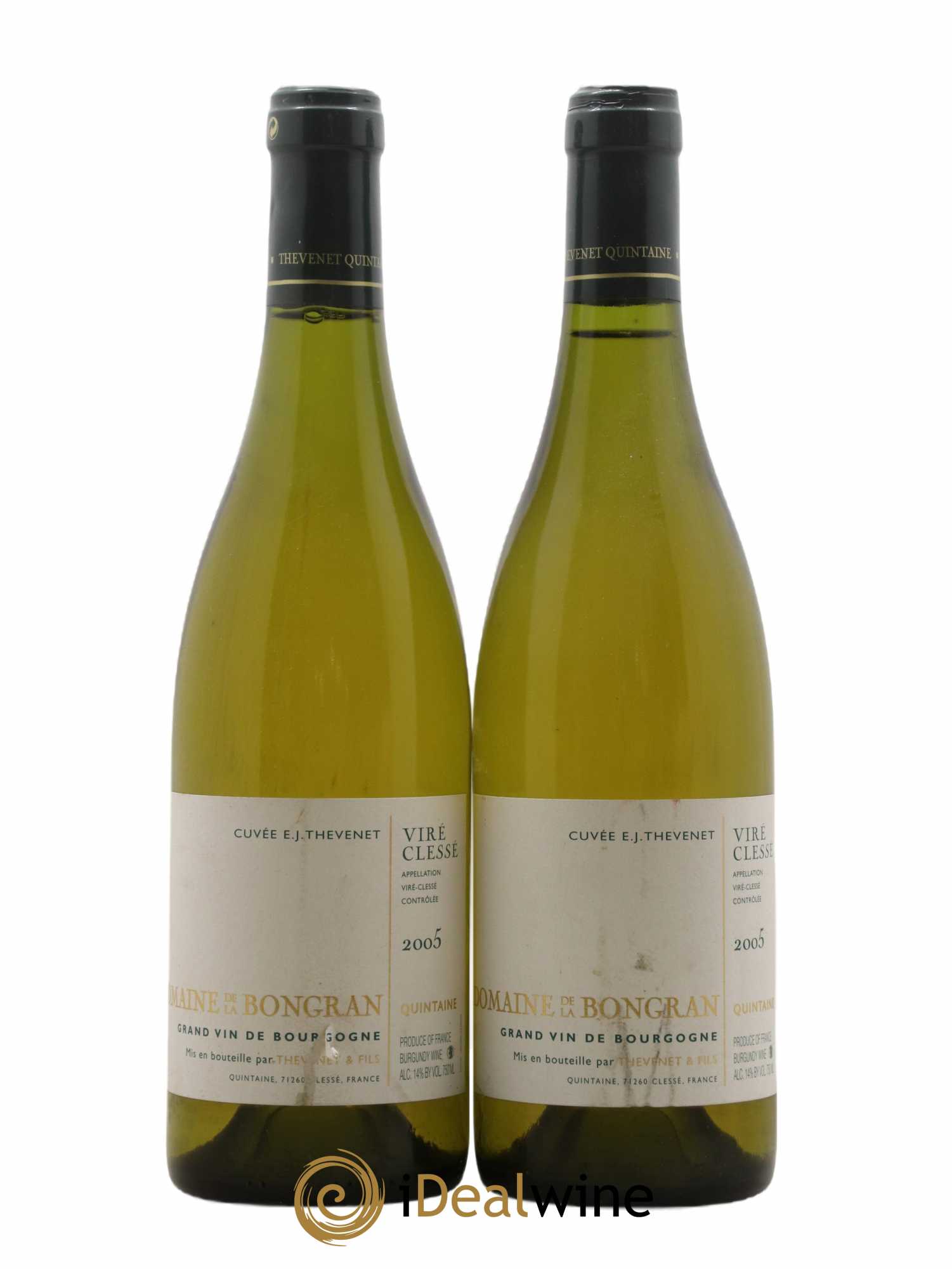 Viré-Clessé Quintaine Domaine de la Bongran (J.Thevenet) 2005 - Lot de 2 bouteilles - 0