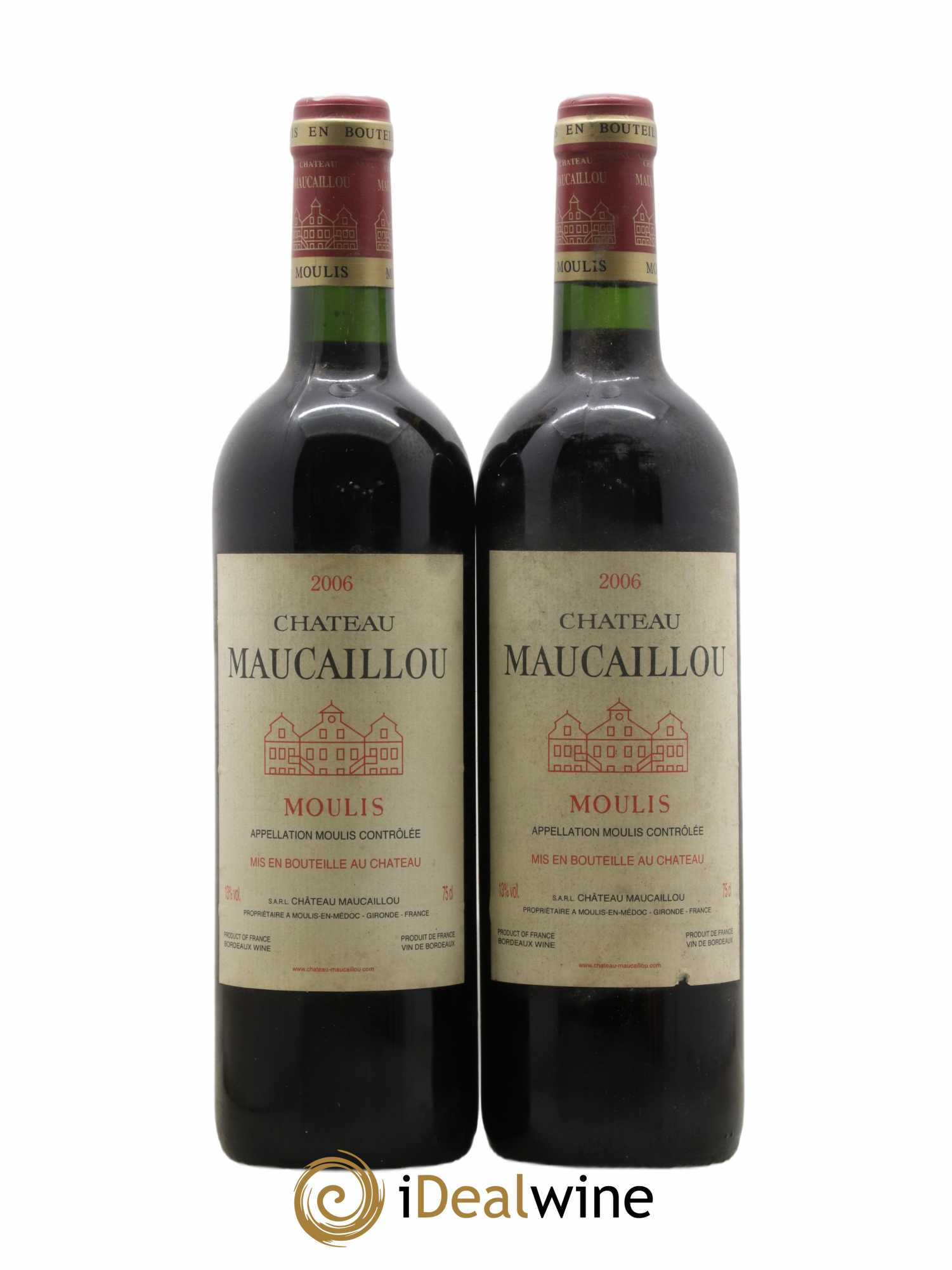 Château Maucaillou 2006 - Lot de 2 bouteilles - 0