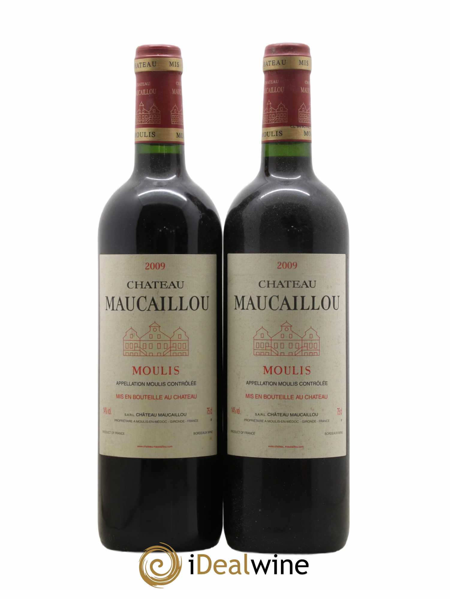 Château Maucaillou 2009 - Lot de 2 bouteilles - 0