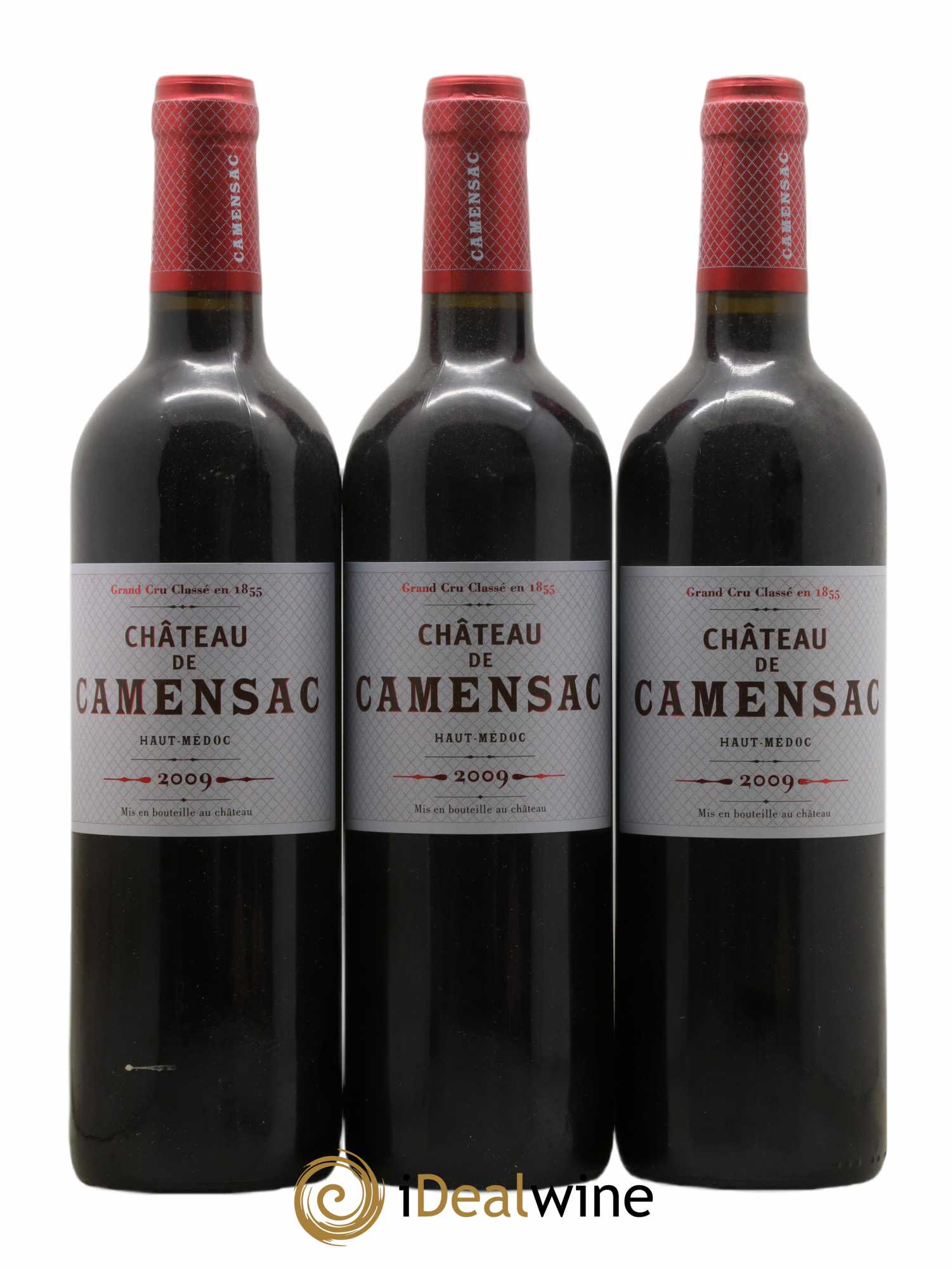 Château Camensac 5ème Grand Cru Classé 2009 - Lot de 3 bouteilles - 0