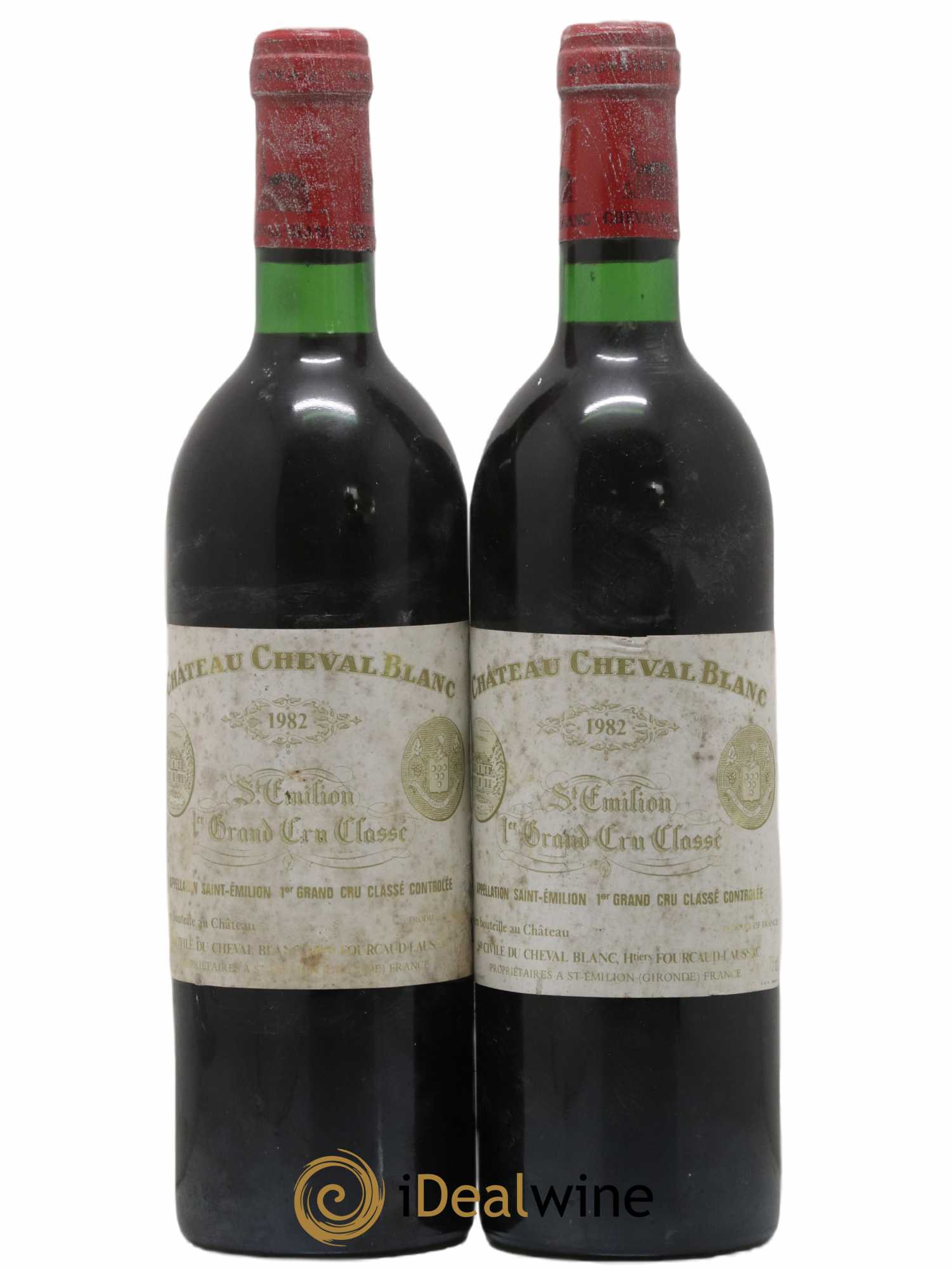 Château Cheval Blanc 1er Grand Cru Classé A 1982 - Lot de 2 bouteilles - 0