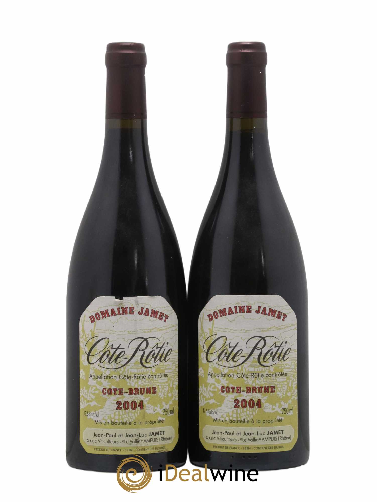 Côte-Rôtie Côte Brune Jamet (Domaine) 2004 - Lot de 2 bouteilles - 0