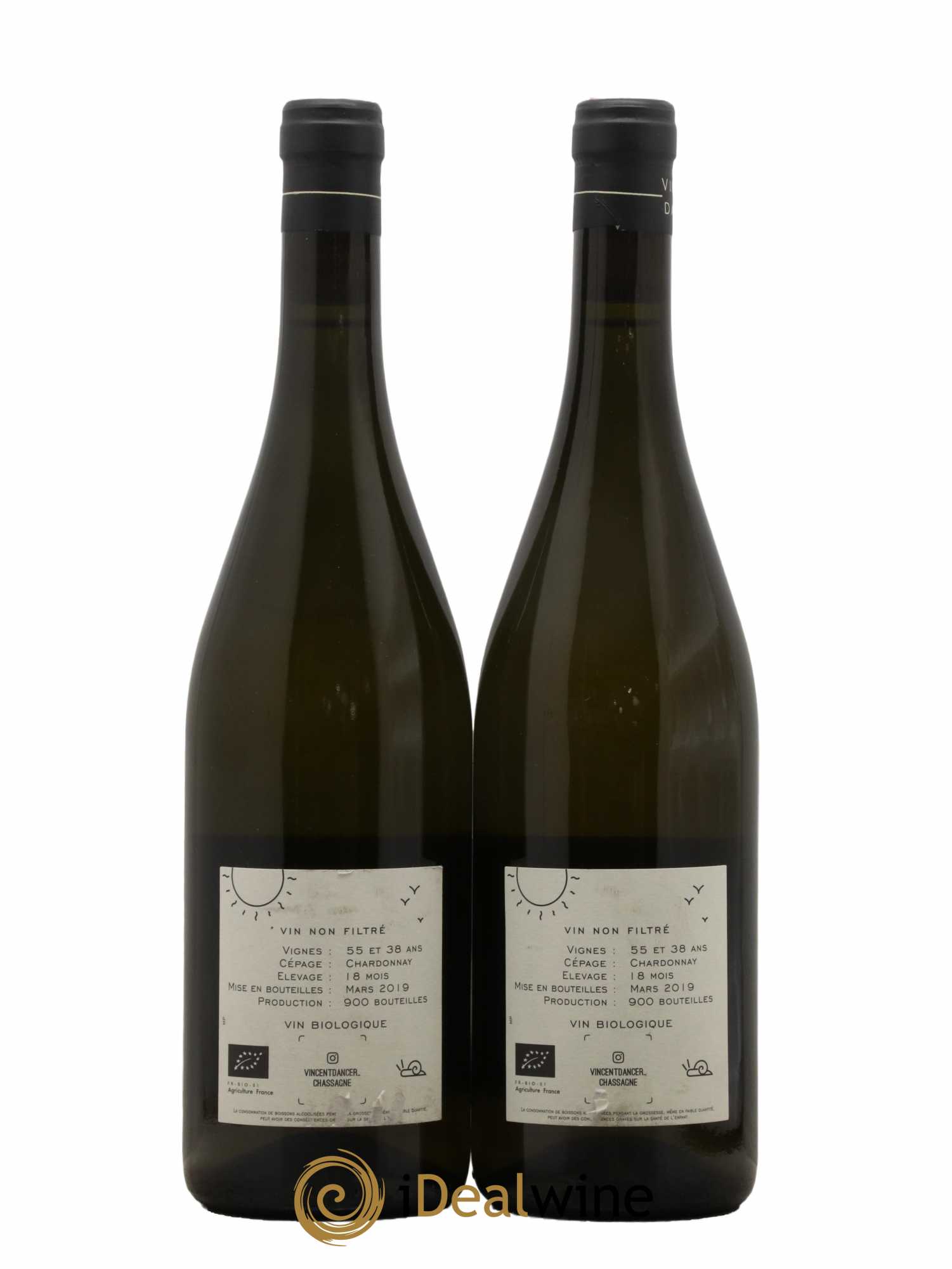 Meursault 1er Cru Perrières Vincent Dancer 2017 - Lot de 2 bouteilles - 1