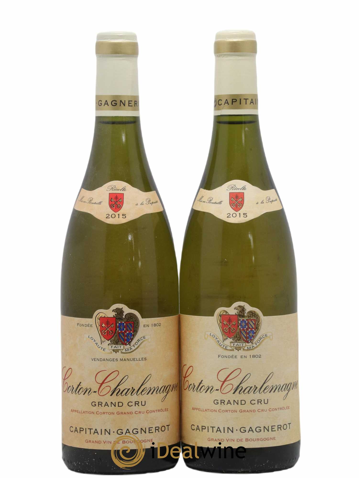 Corton-Charlemagne Grand Cru Capitain-Gagnerot 2015 - Lot de 2 bouteilles - 0