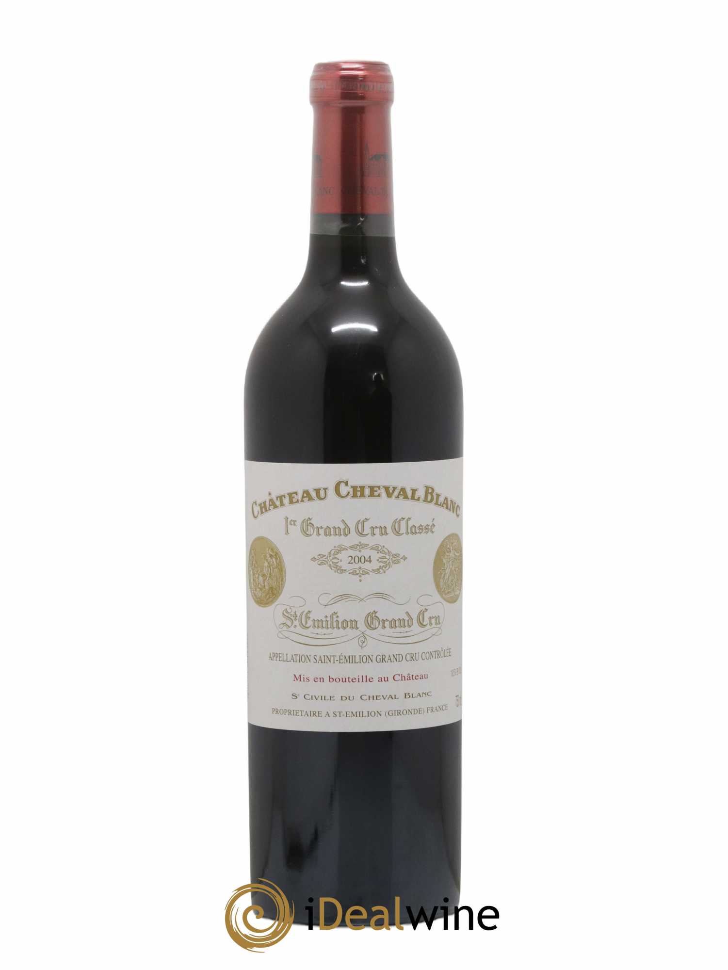 Château Cheval Blanc 1er Grand Cru Classé A 2004 - Lot de 1 bouteille - 0