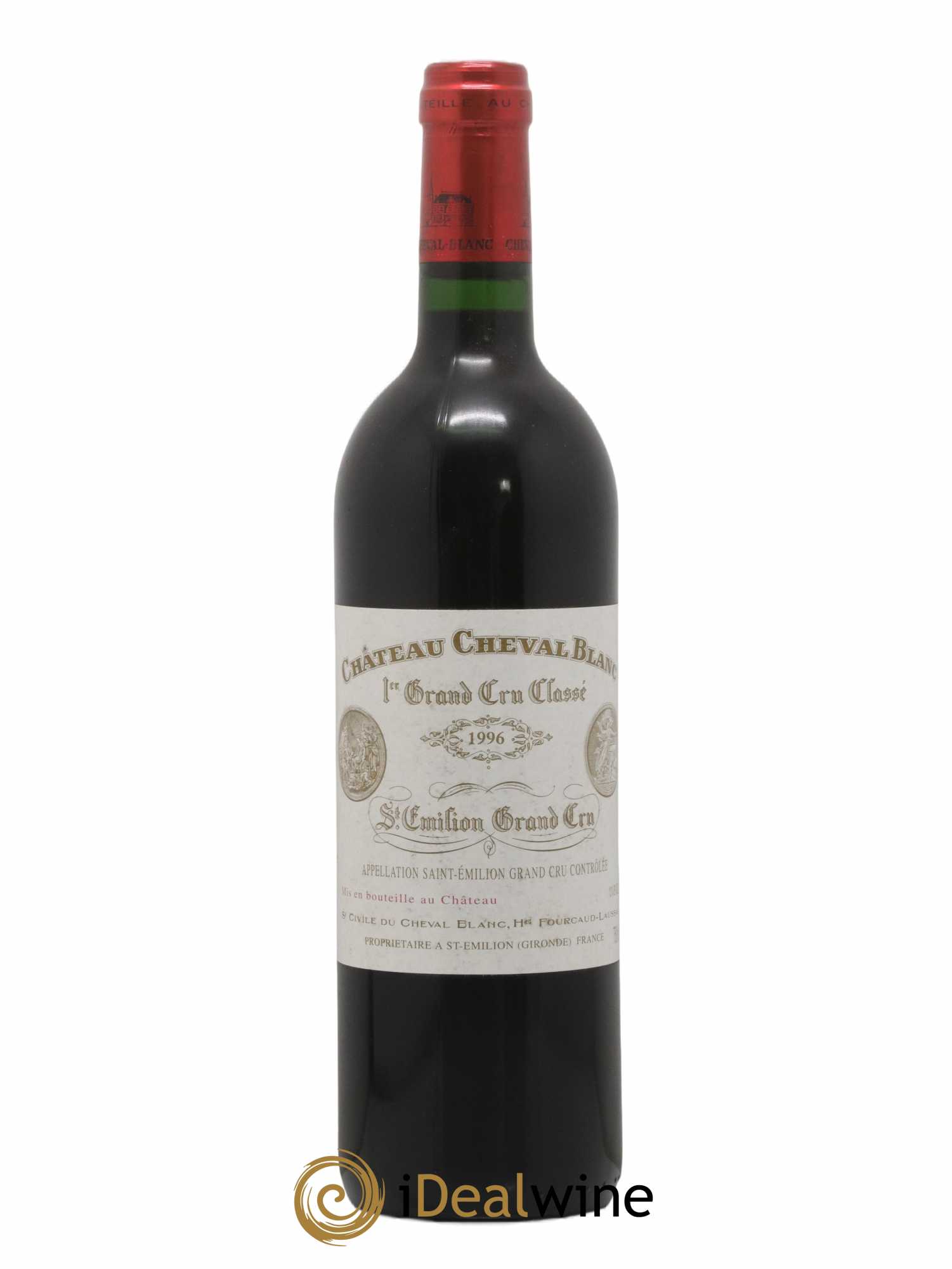 Château Cheval Blanc 1er Grand Cru Classé A 1996 - Lot de 1 bouteille - 0
