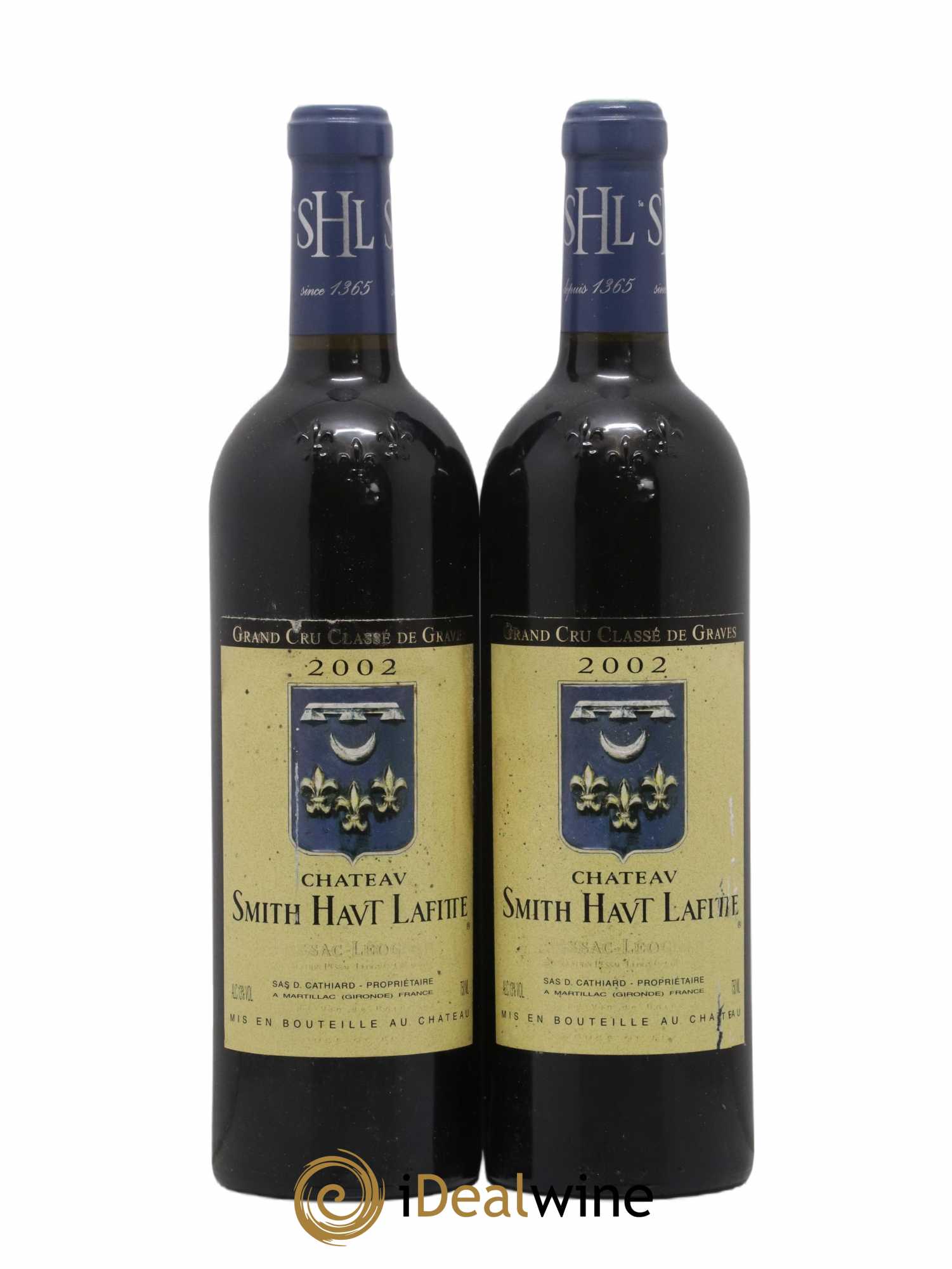 Château Smith Haut Lafitte Cru Classé de Graves 2002 - Lot de 2 bouteilles - 0
