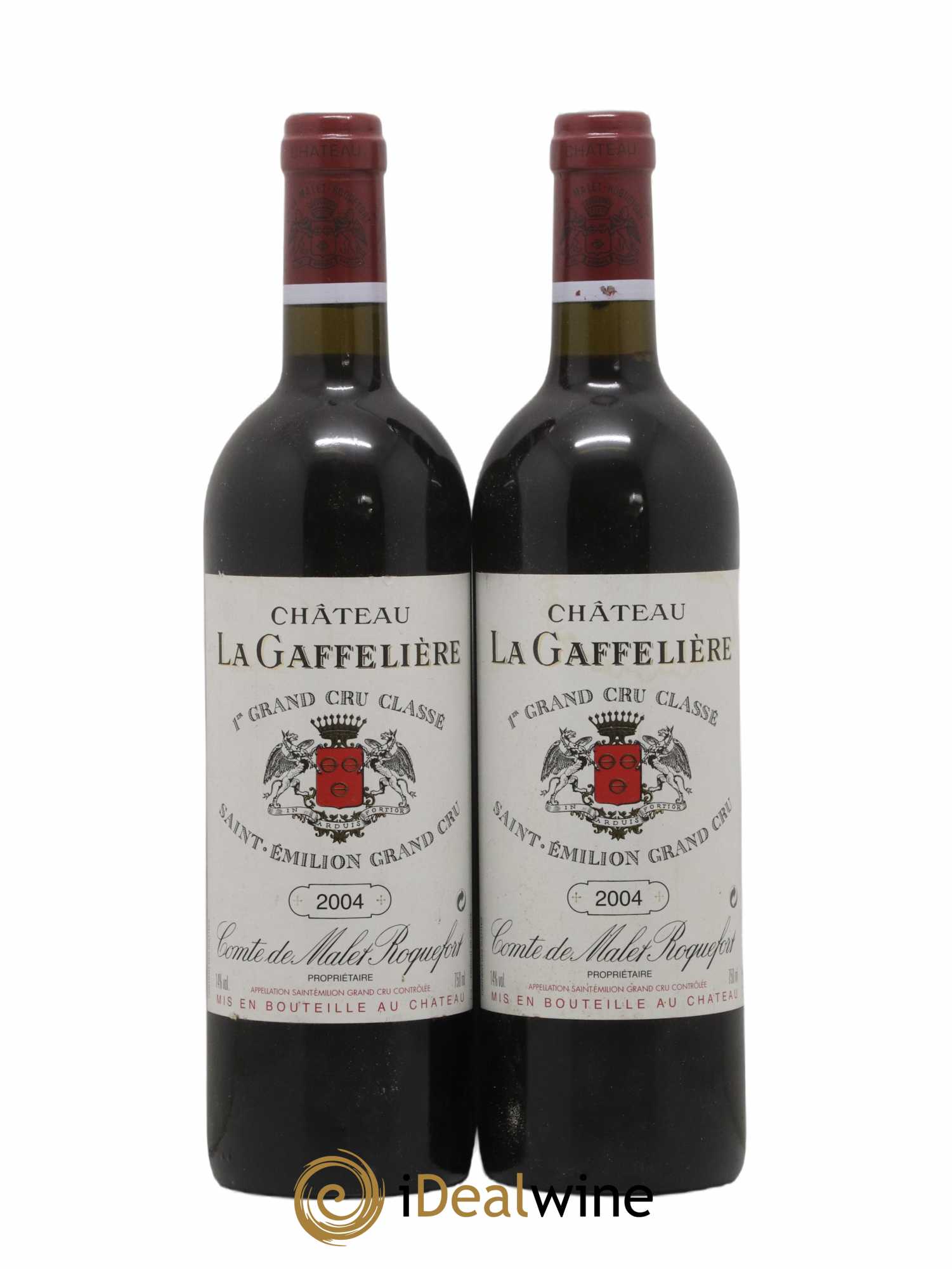 Château la Gaffelière 1er Grand Cru Classé B 2004 - Lot de 2 bouteilles - 0