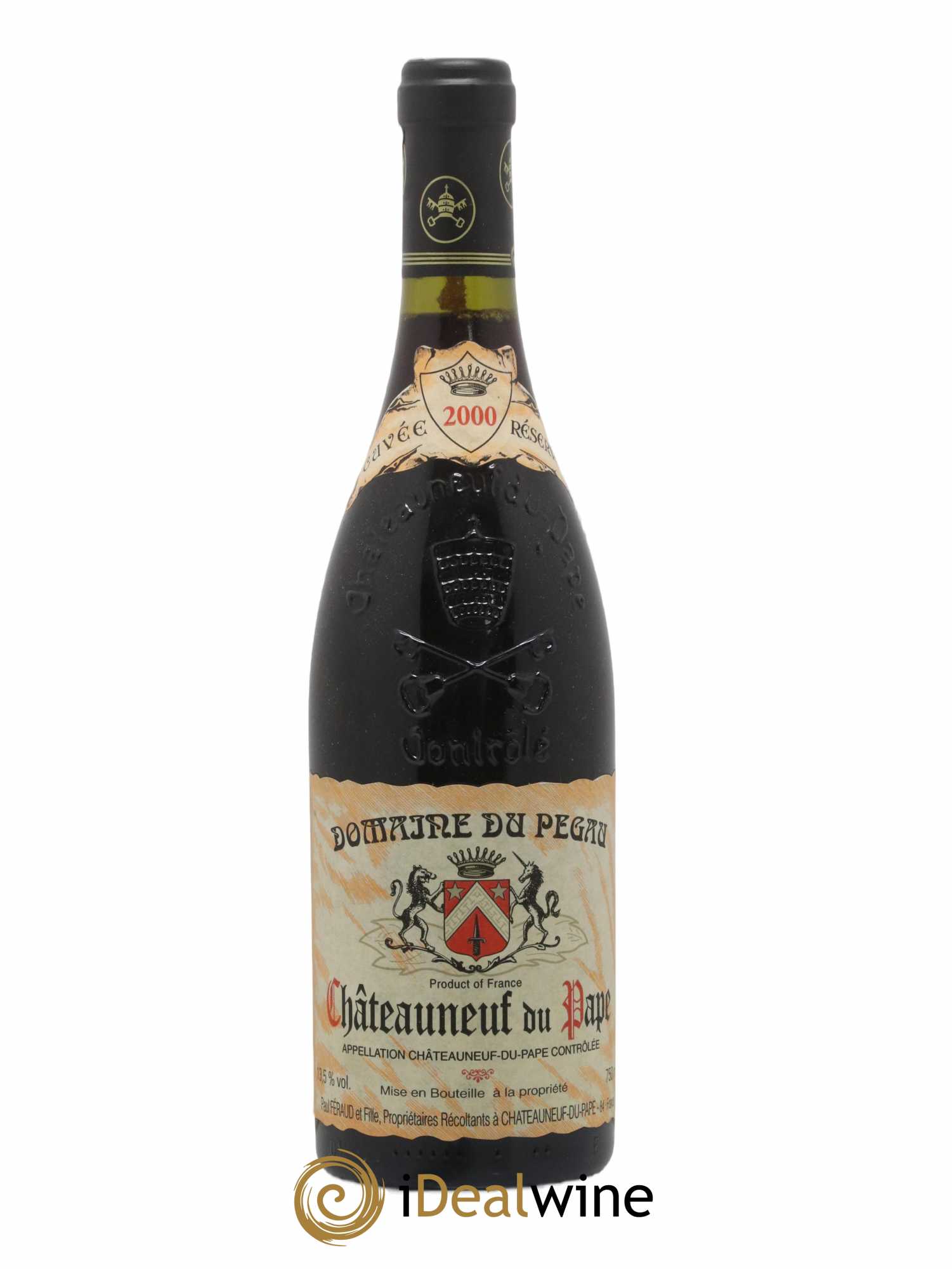 Châteauneuf-du-Pape Domaine du Pégau Cuvée Réservée Paul et Laurence Féraud 2000 - Lot de 1 bouteille - 0