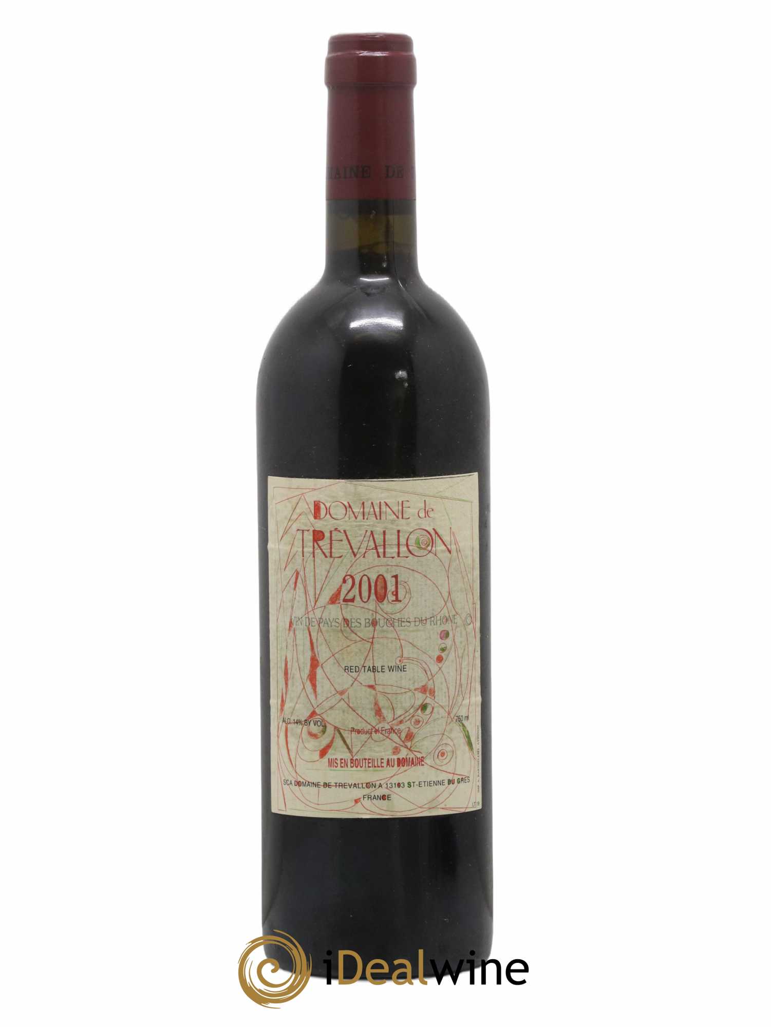 VDP Bouches du Rhône Trévallon (Domaine de) Eloi Dürrbach 2001 - Lot de 1 bouteille - 0