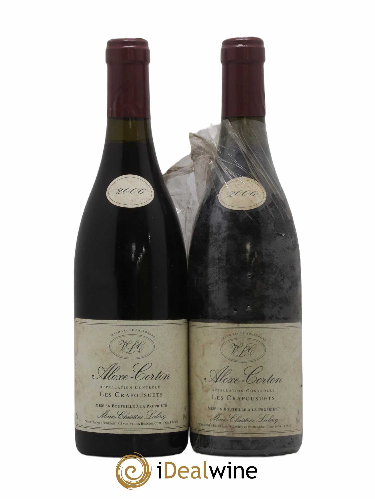 Aloxe-Corton Les Crapousuets Marie Christine Leclerq 2006 - Posten von 2 Flaschen - 0