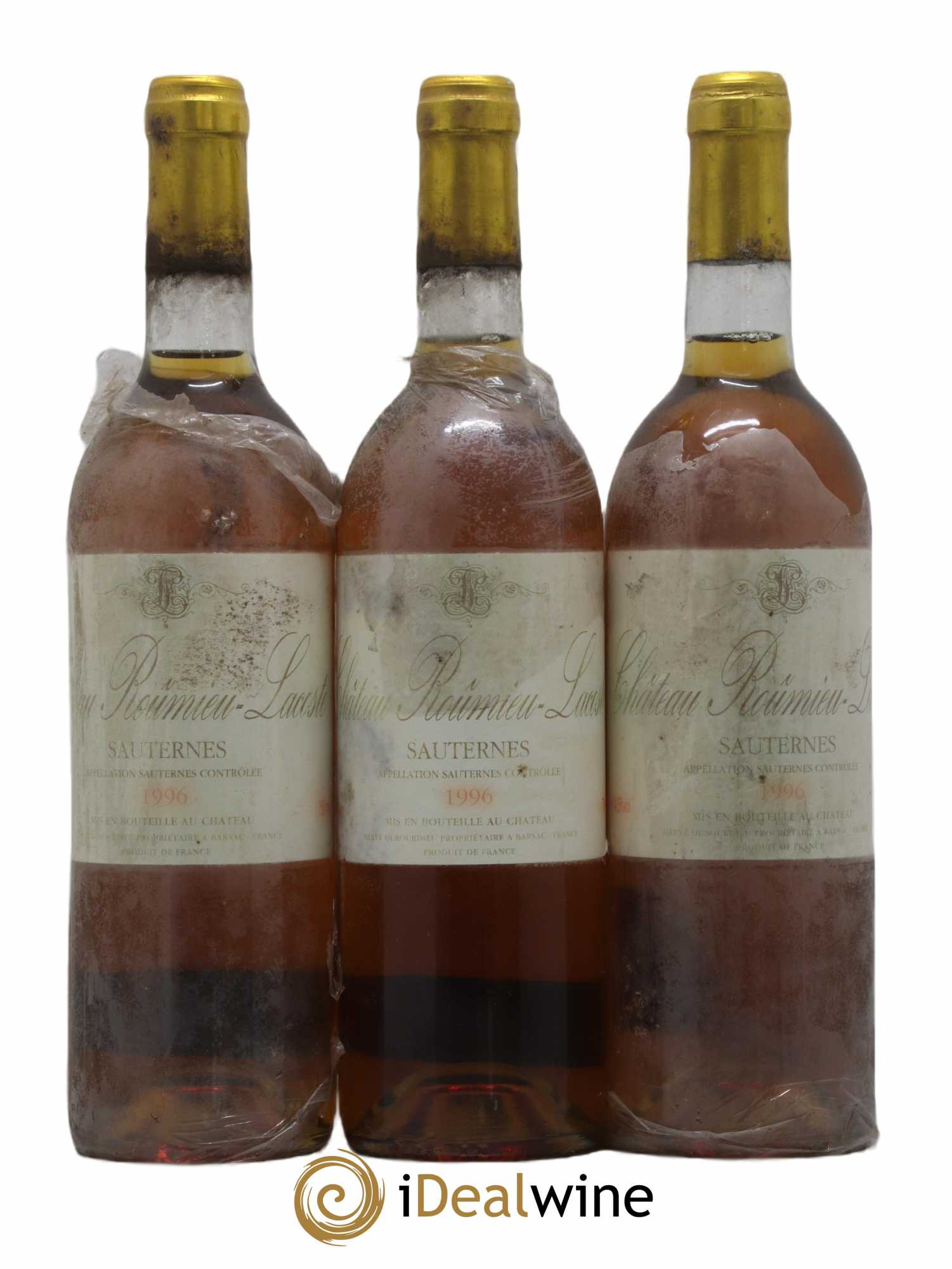 Château Roûmieu-Lacoste Cru Bourgeois 1996 - Lotto di 3 bottiglie - 0