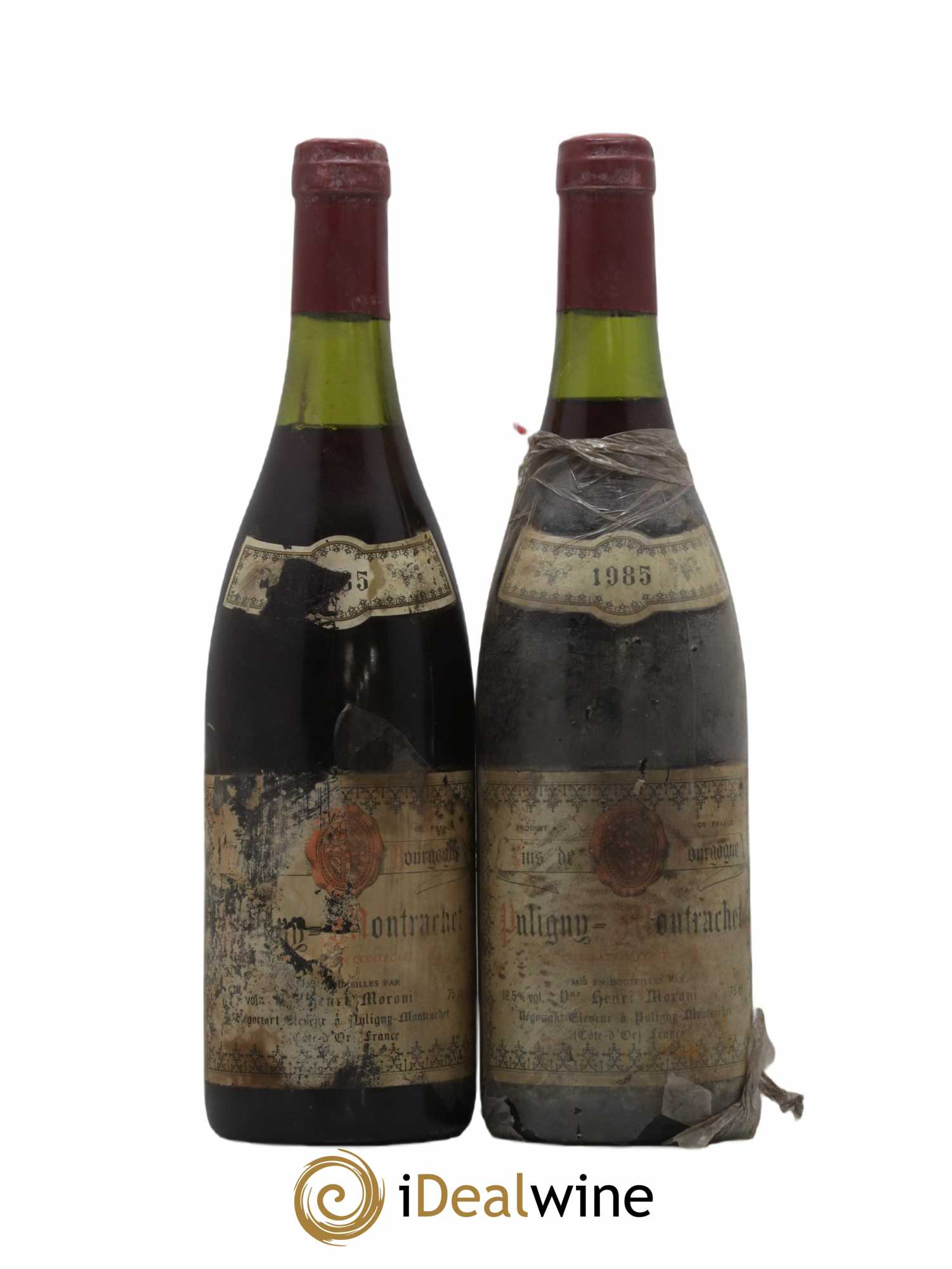 Puligny-Montrachet Domaine Henri Moroni 1985 - Posten von 2 Flaschen - 0