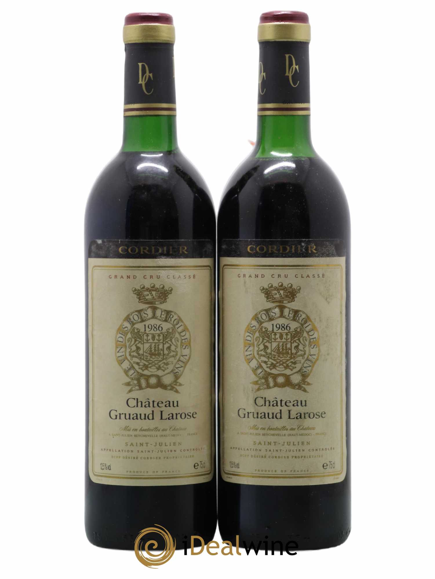 Château Gruaud Larose 2ème Grand Cru Classé 1986 - Lot de 2 bouteilles - 0