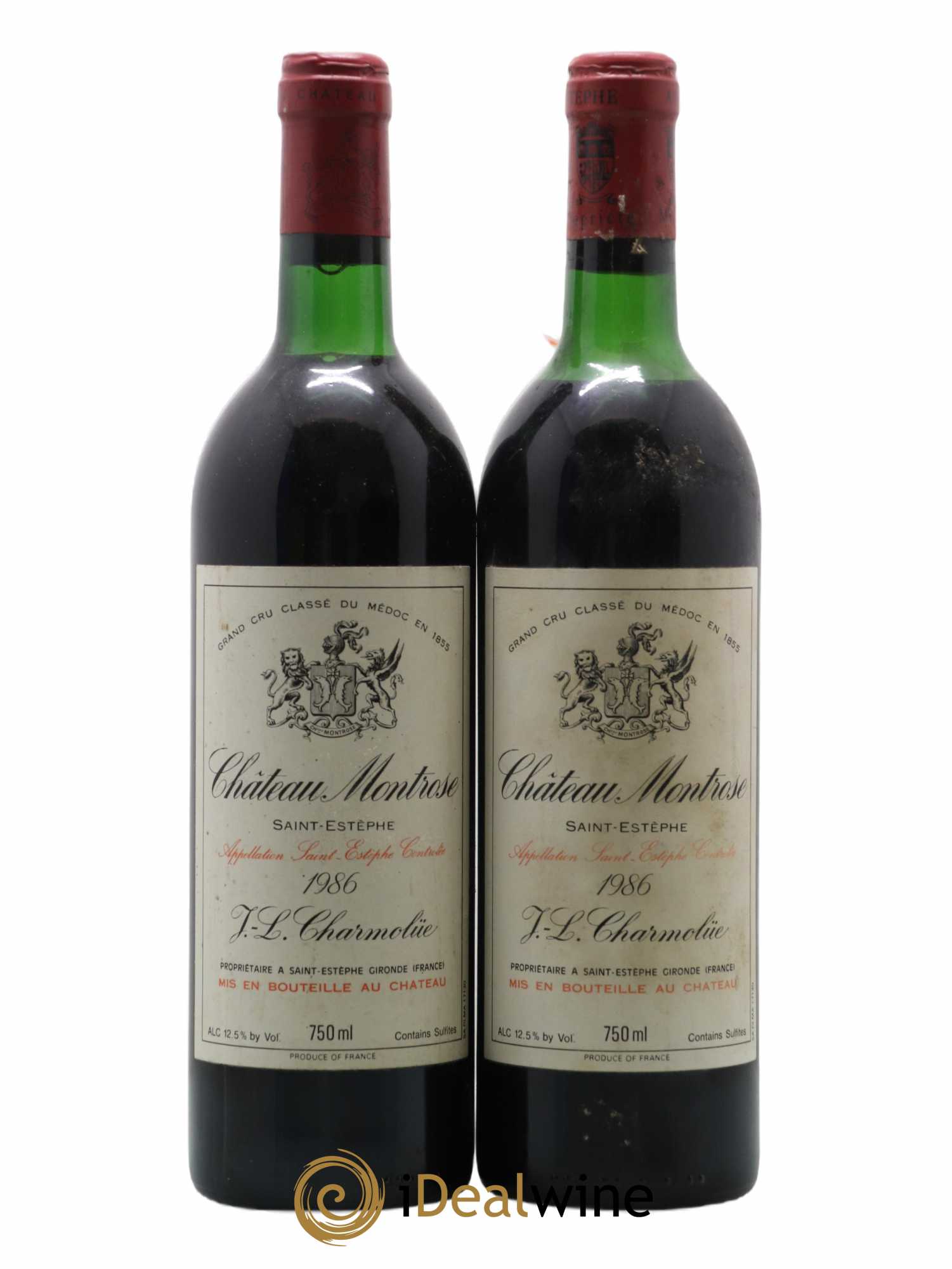 Château Montrose 2ème Grand Cru Classé 1986 - Lot of 2 bottles - 0