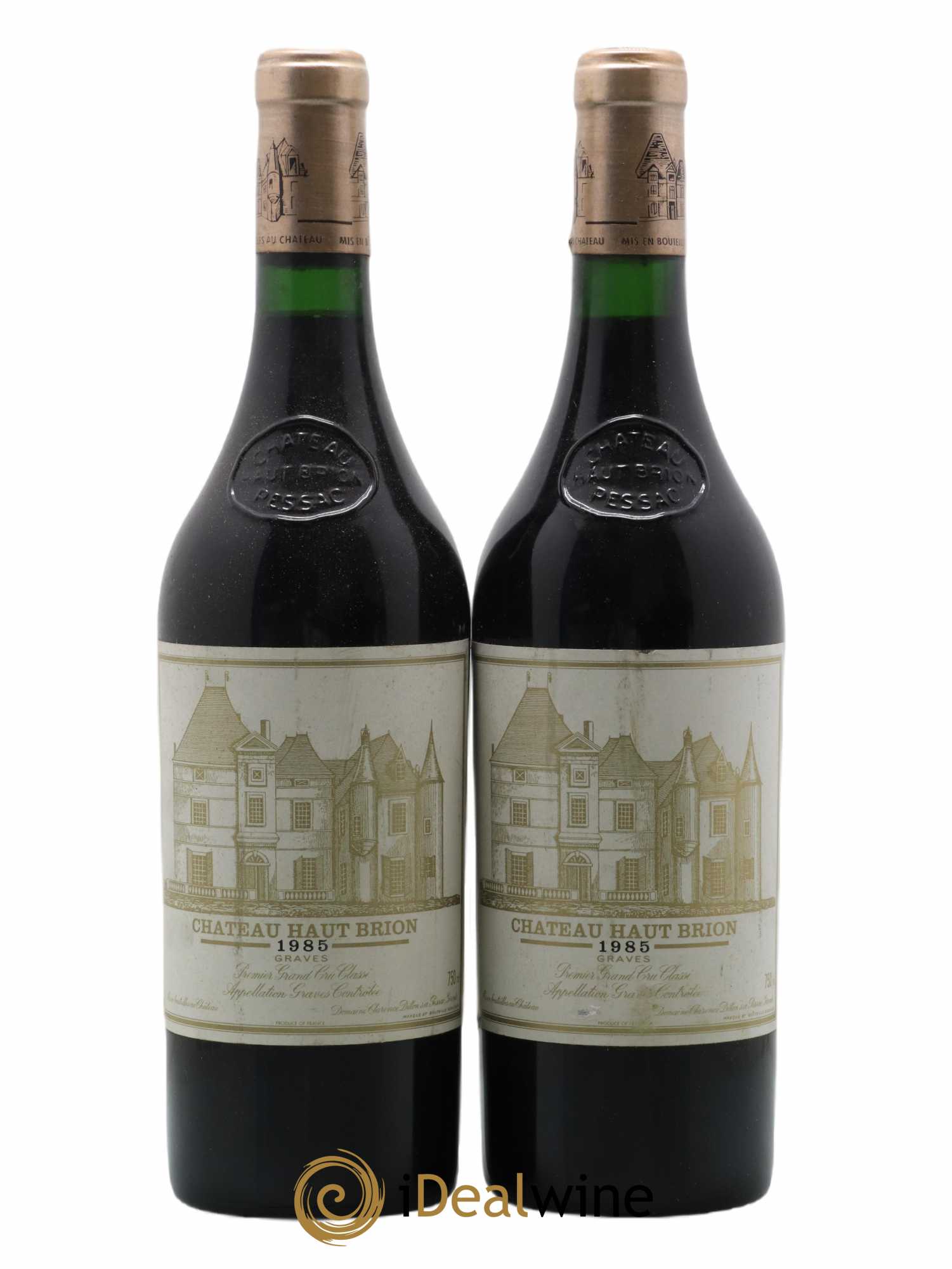Château Haut Brion 1er Grand Cru Classé 1985 - Lot de 2 bouteilles - 0