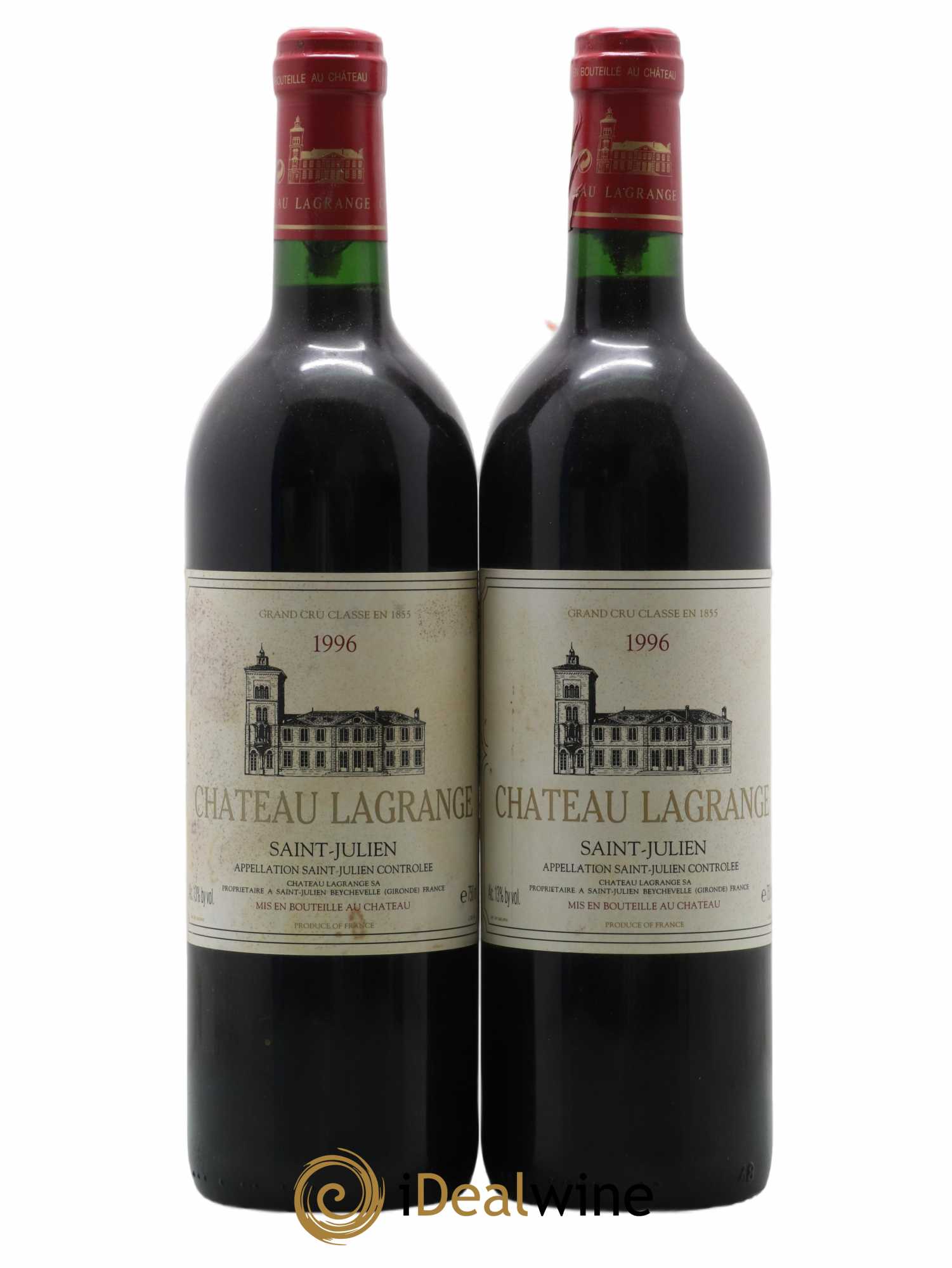 Château Lagrange 3ème Grand Cru Classé 1996 - Lot de 2 bouteilles - 0