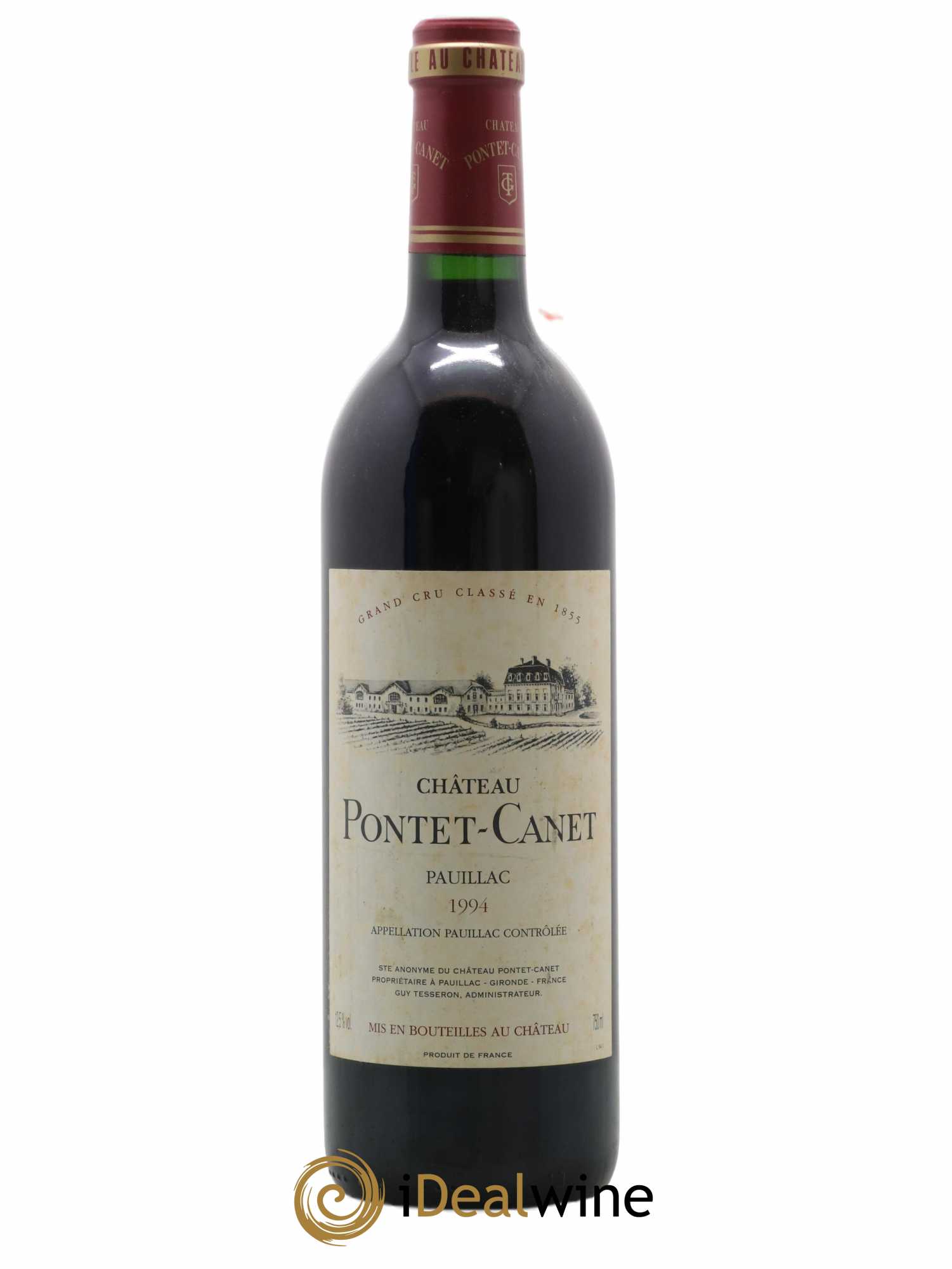 Château Pontet Canet 5ème Grand Cru Classé 1994 - Lot de 1 bouteille - 0