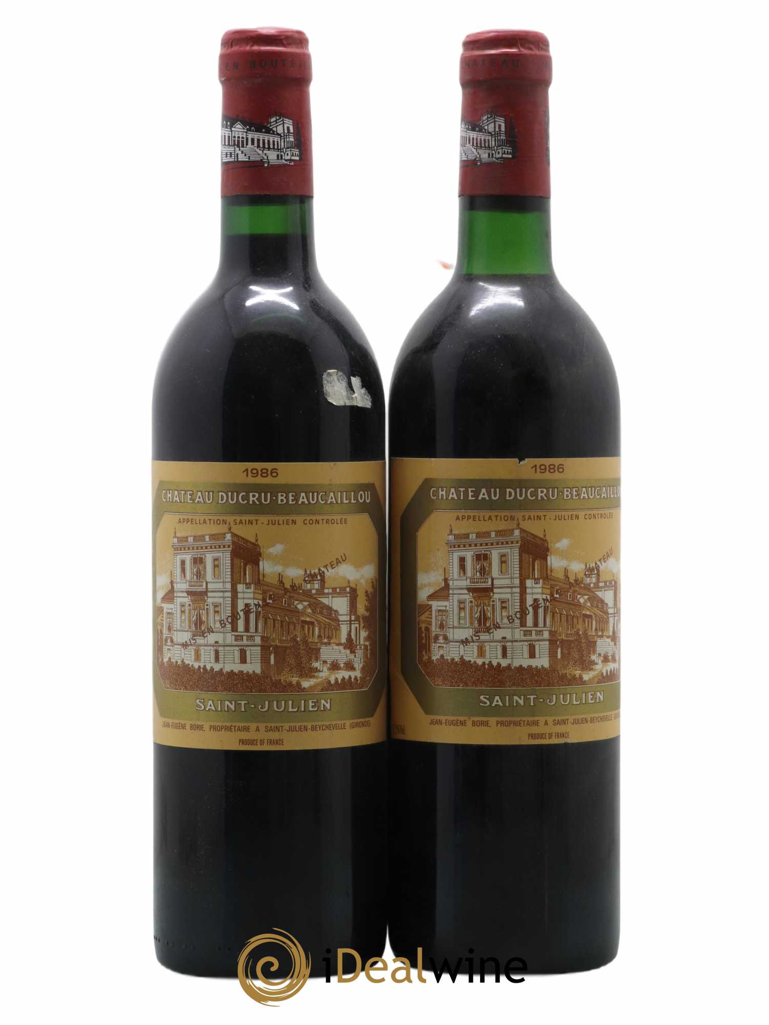 Château Ducru Beaucaillou 2ème Grand Cru Classé 1986 - Lot de 2 bouteilles - 0