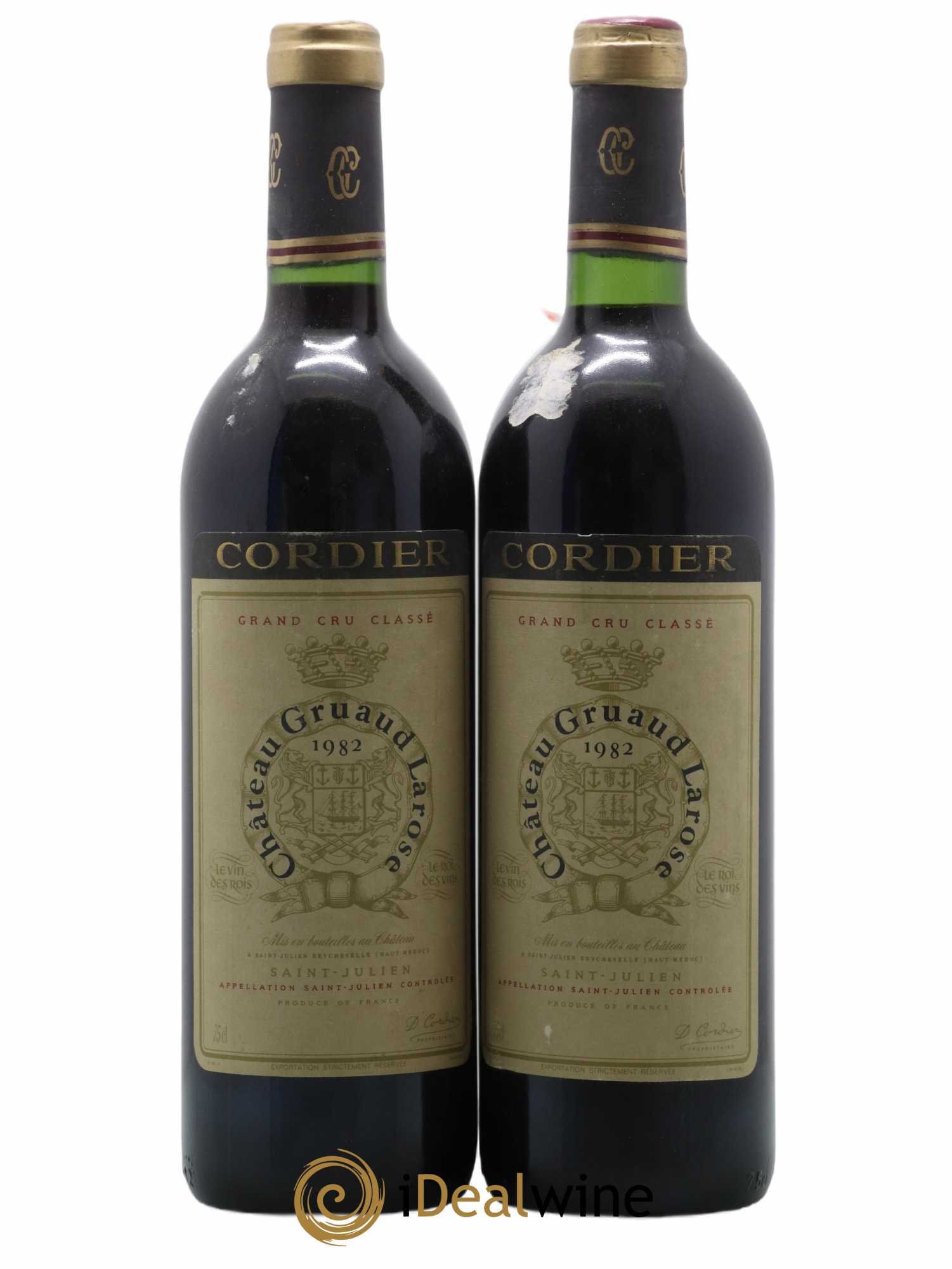 Château Gruaud Larose 2ème Grand Cru Classé 1982 - Lot de 2 bouteilles - 0