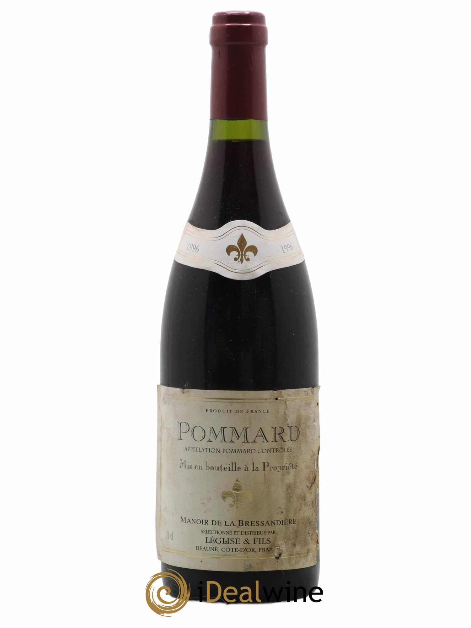Pommard Manoir De La Bressandiere 1996 - Posten von 1 Flasche - 0