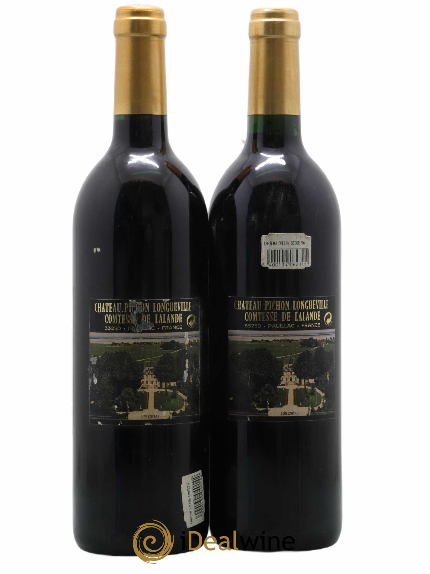 Château Pichon Longueville Comtesse de Lalande 2ème Grand Cru Classé 1995 - Lot de 2 bouteilles - 1