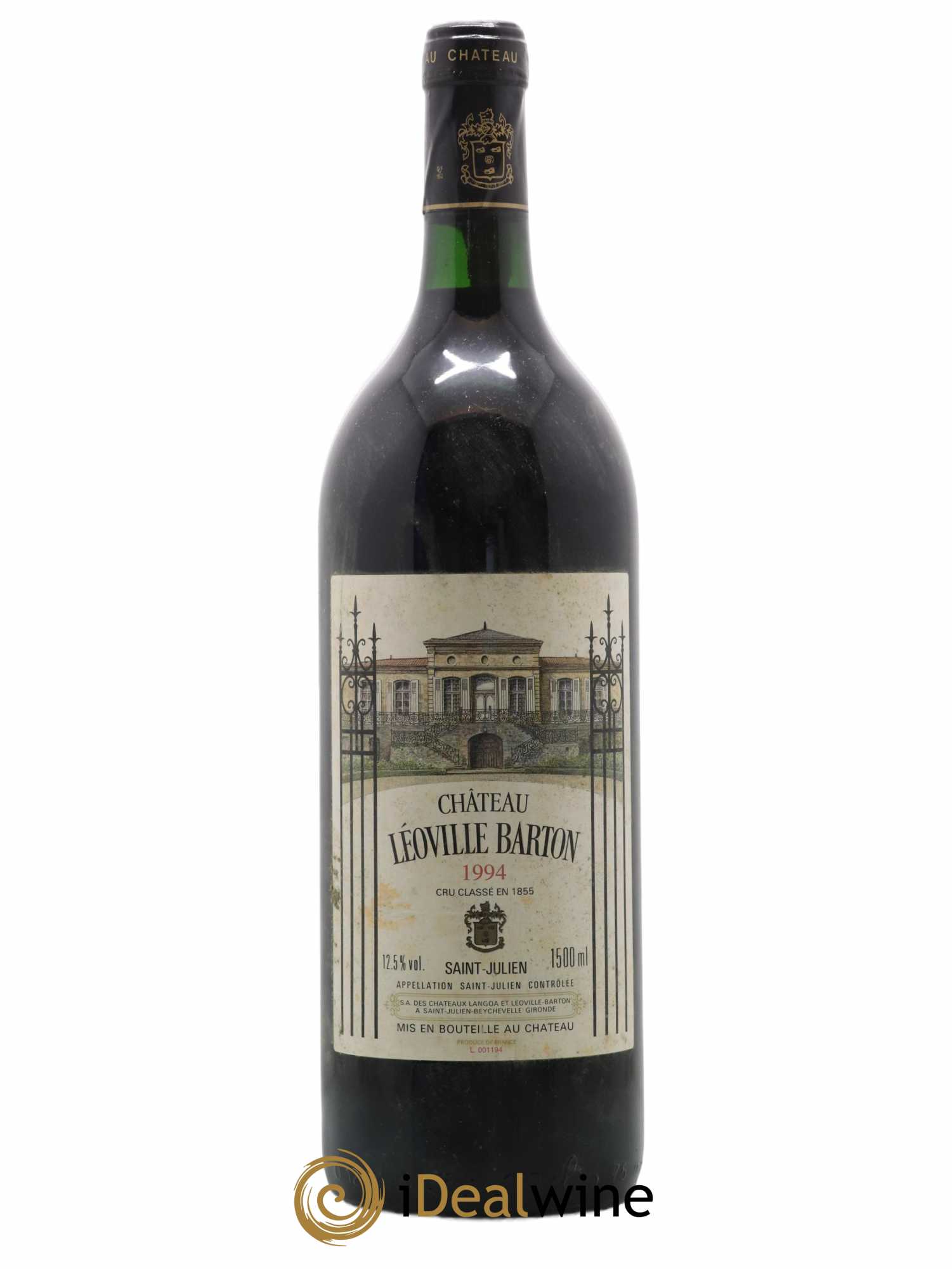 Château Léoville Barton 2ème Grand Cru Classé 1994 - Lot de 1 magnum - 0