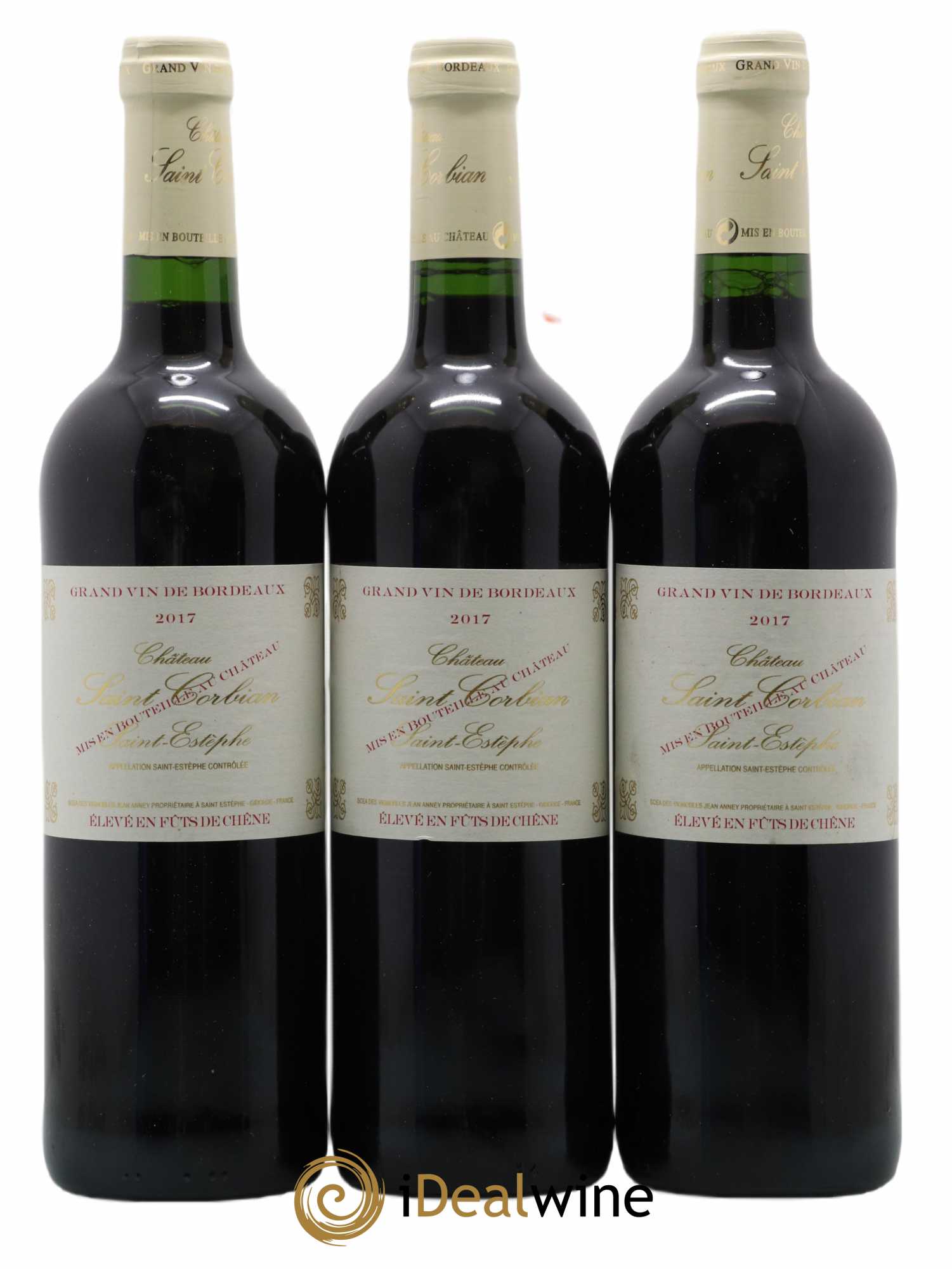 Saint-Estèphe Saint Corbian 2017 - Lot de 3 bouteilles - 0