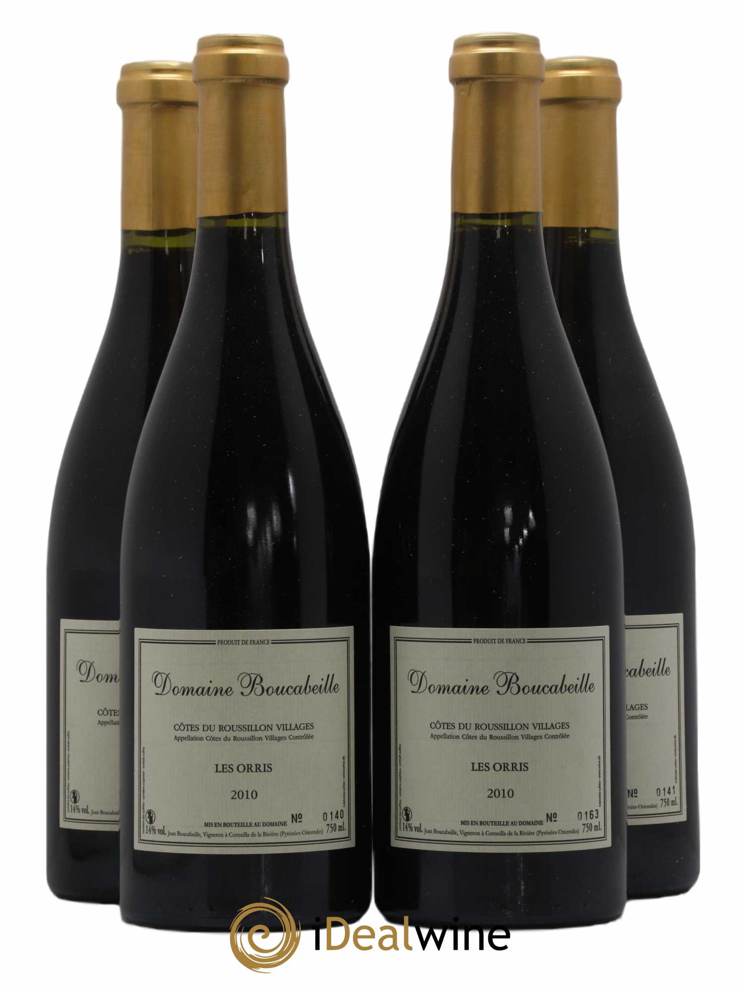 Côtes du Roussillon Les Orris Domaine Boucabeille 2010 - Lot de 4 bouteilles - 0