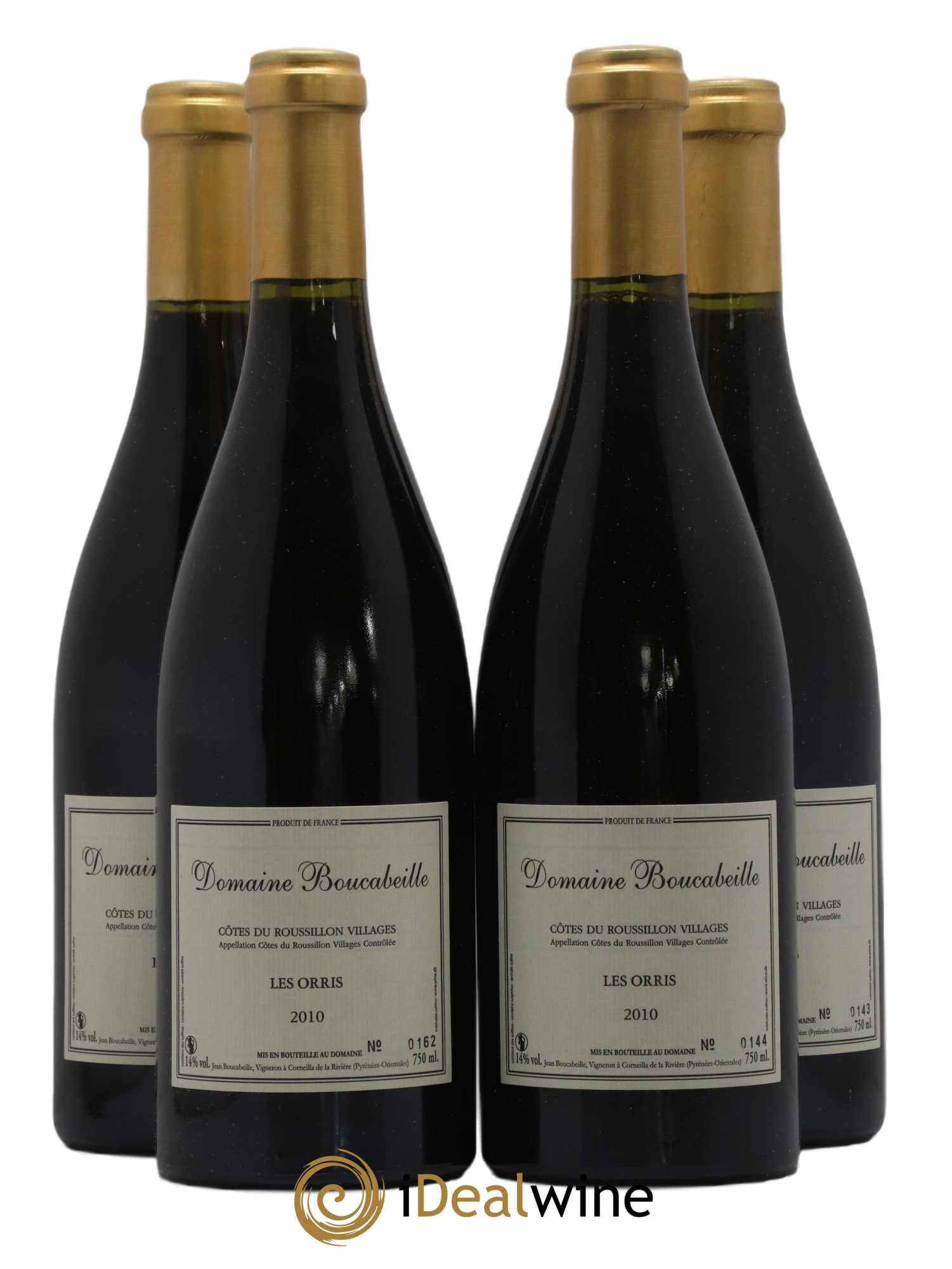 Côtes du Roussillon Les Orris Domaine Boucabeille 2010 - Lot de 4 bouteilles - 0