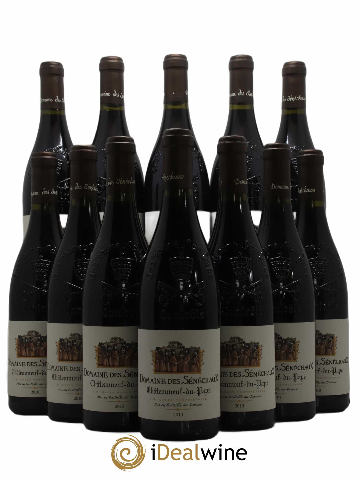 Châteauneuf-du-Pape Sénéchaux (Domaine des) Famille J-M. Cazès 2010 - Lot de 12 bouteilles - 0