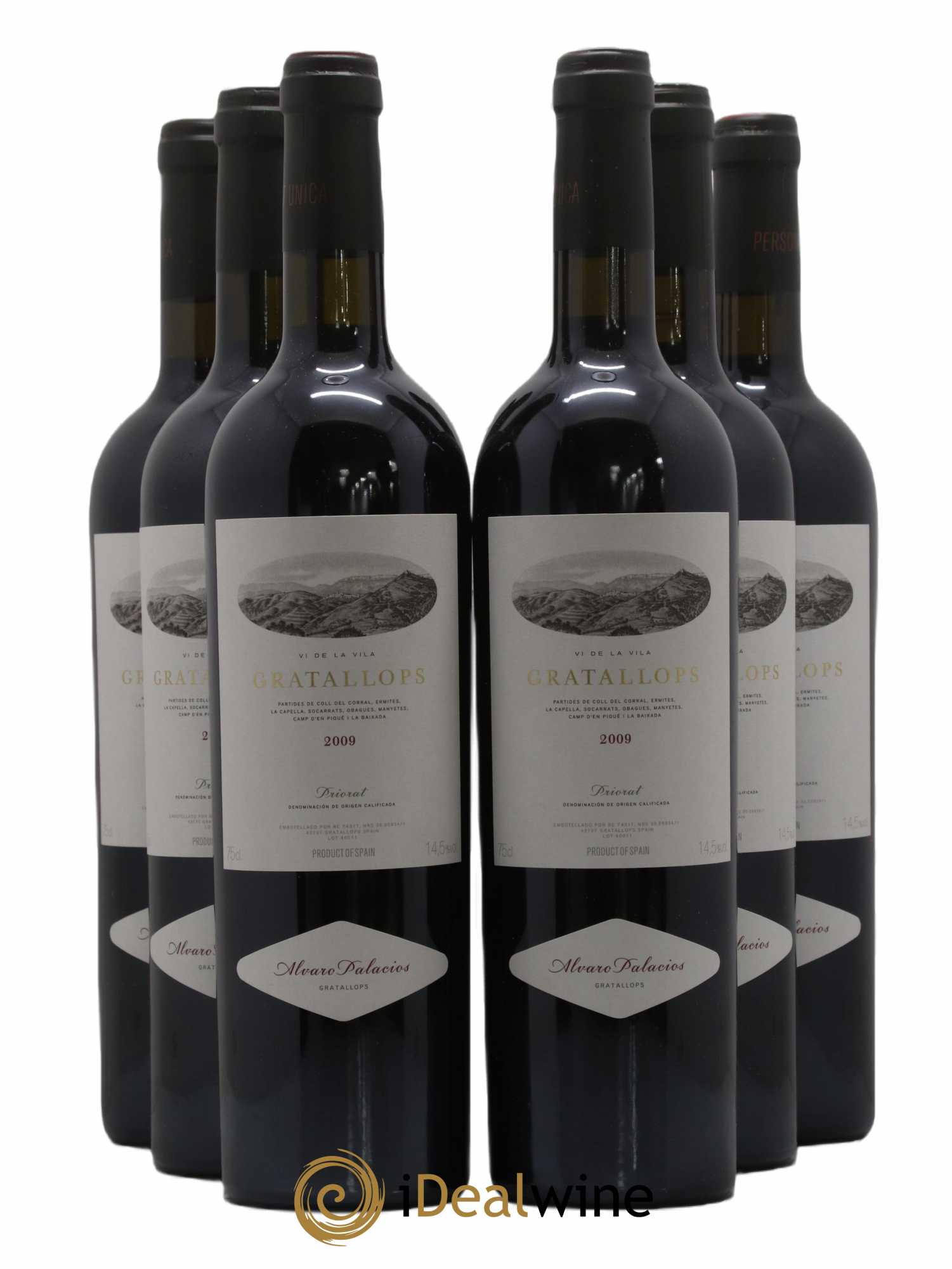 Priorat DOCa Alvaro Palacios Vi de Vila Gratallops Gratallops 2009 - Lot de 6 bouteilles - 0