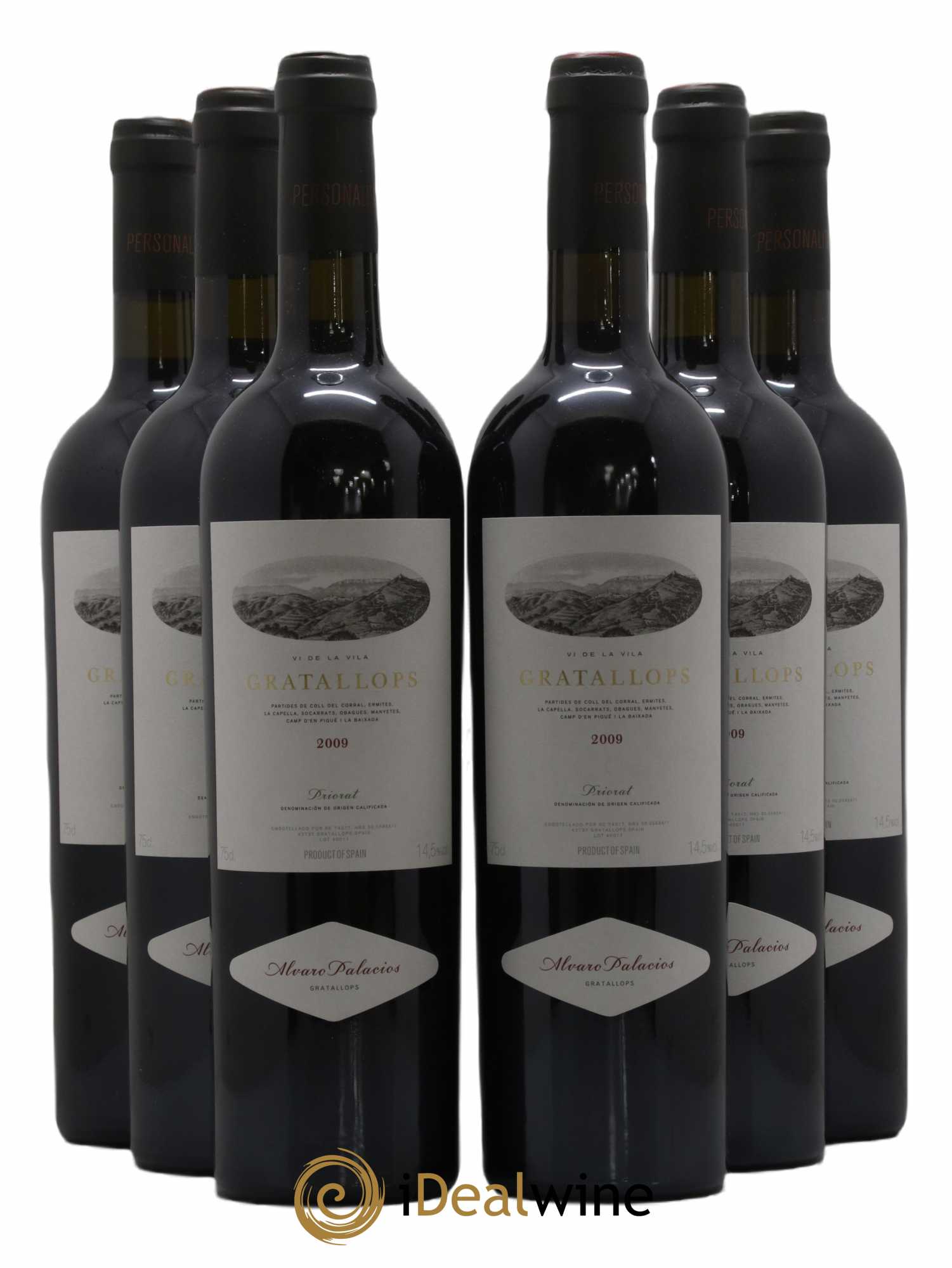 Priorat DOCa Alvaro Palacios Vi de Vila Gratallops Gratallops 2009 - Lot de 6 bouteilles - 0