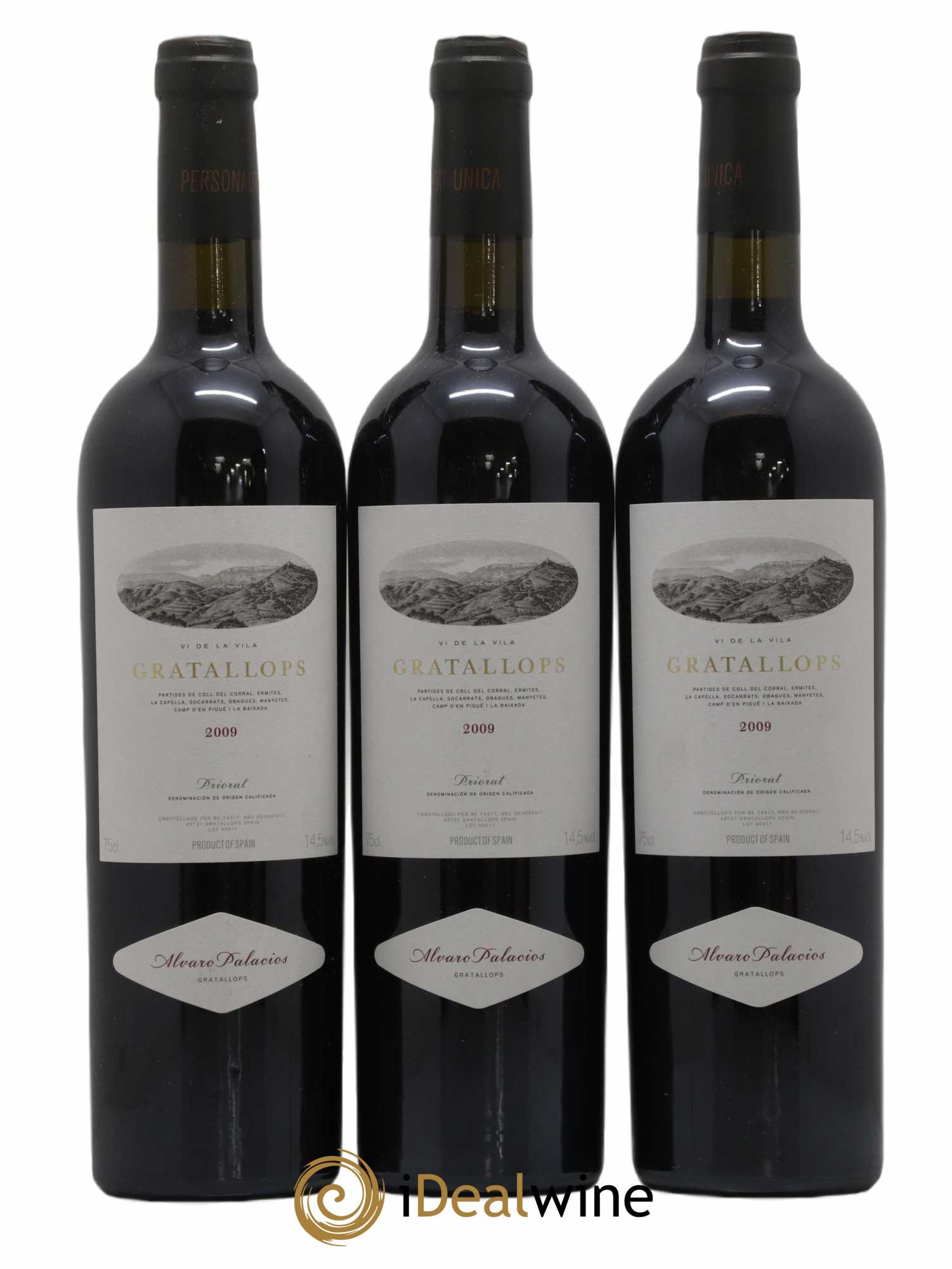 Priorat DOCa Alvaro Palacios Vi de Vila Gratallops Gratallops 2009 - Posten von 6 Flaschen - 2