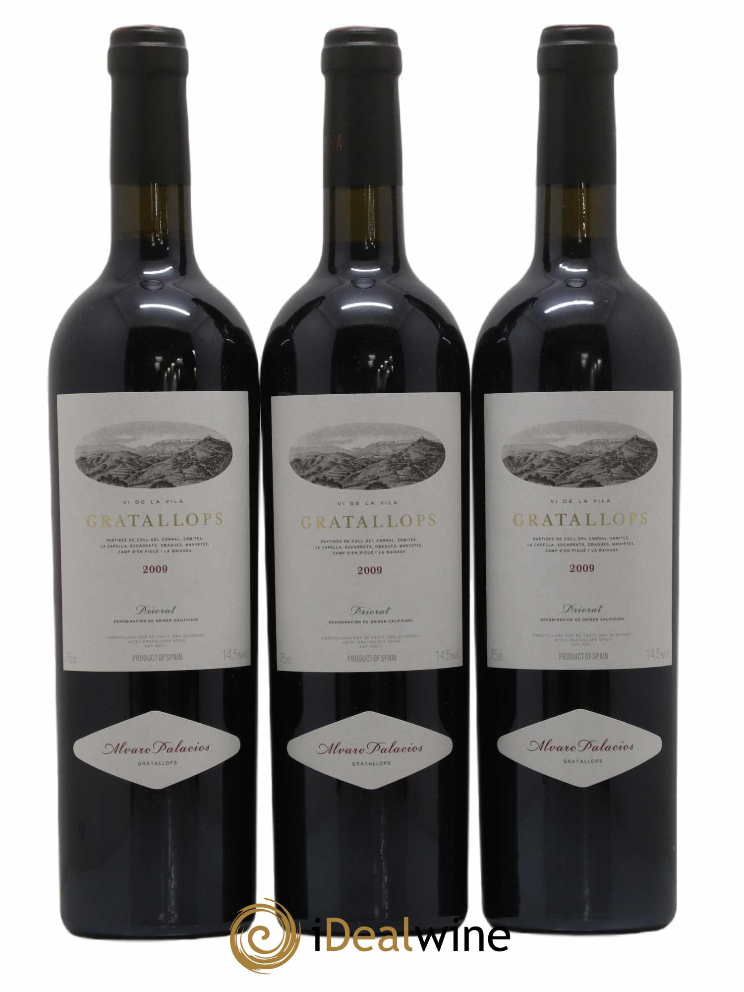 Priorat DOCa Alvaro Palacios Vi de Vila Gratallops Gratallops 2009 - Lot de 6 bouteilles - 1