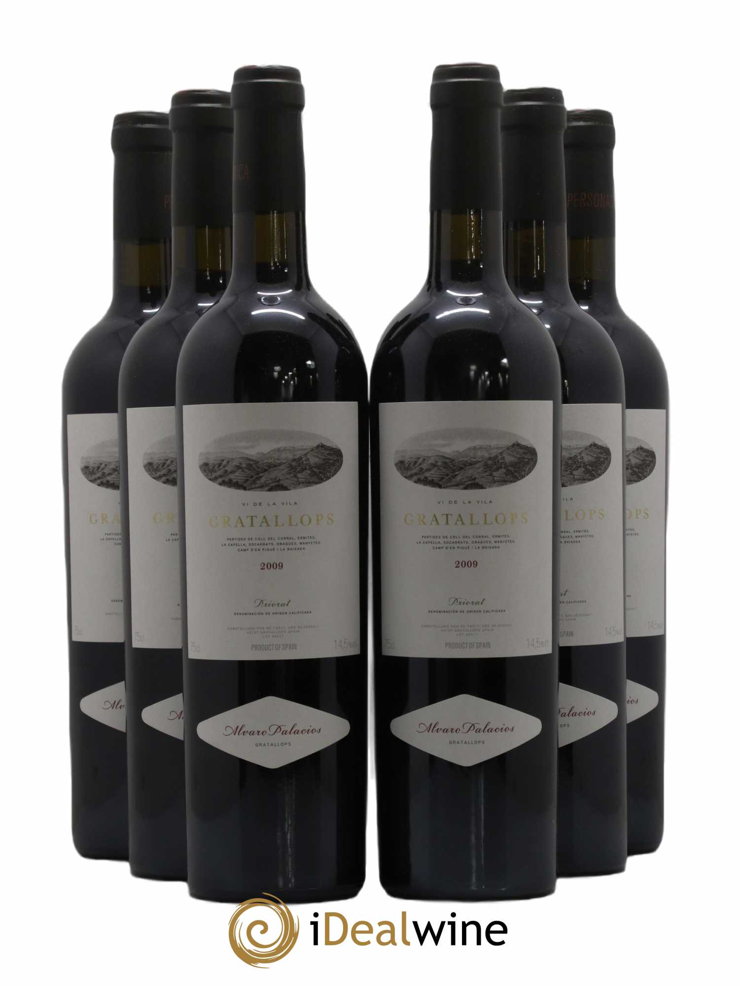 Priorat DOCa Alvaro Palacios Vi de Vila Gratallops Gratallops 2009 - Lot de 6 bouteilles - 0