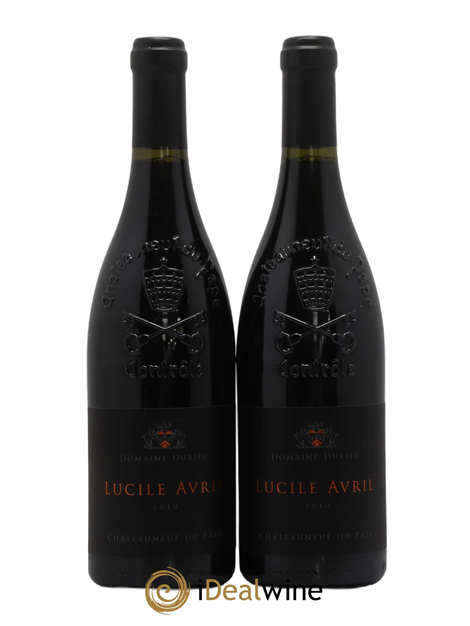 Châteauneuf-du-Pape Château Durieu cuvée Avril 2010 - Lot de 2 bouteilles - 0