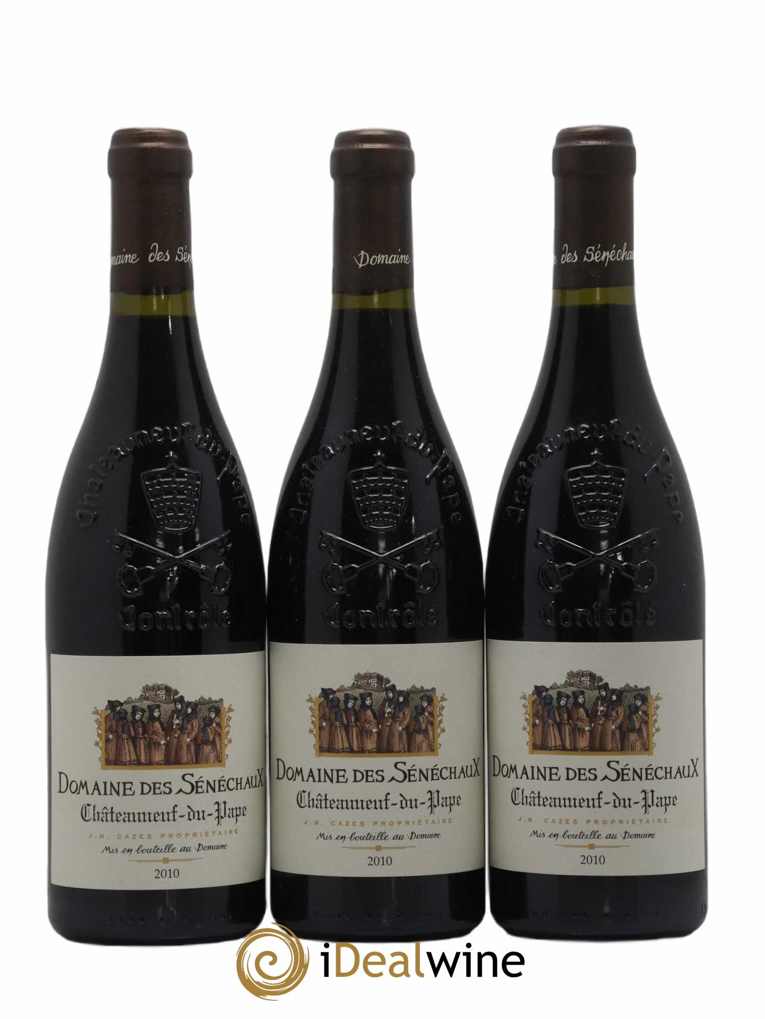 Châteauneuf-du-Pape Sénéchaux (Domaine des) Famille J-M. Cazès 2010 - Lot de 12 bouteilles - 4