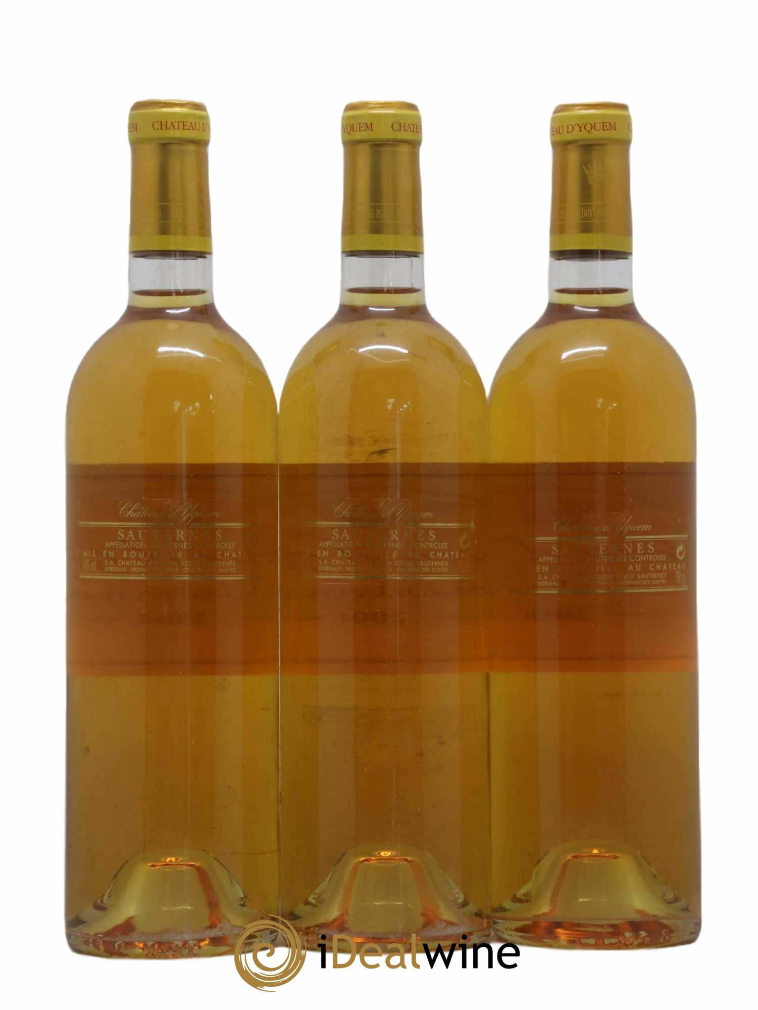 Château d' Yquem 1er Cru Classé Supérieur 2004 - Lotto di 3 bottiglie - 1