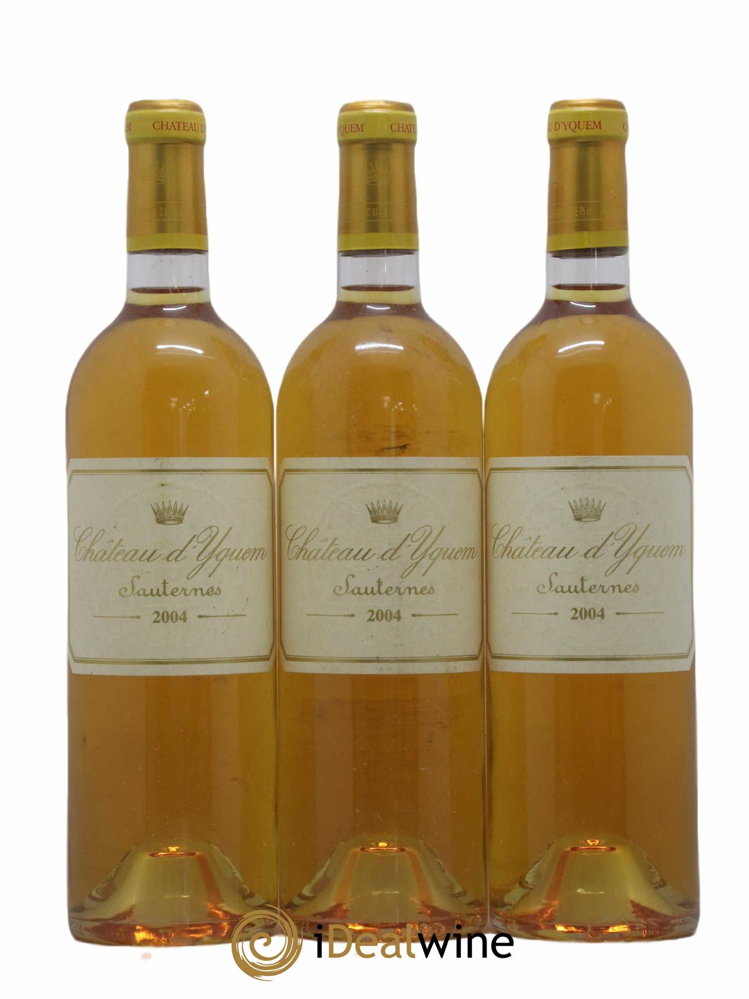 Château d' Yquem 1er Cru Classé Supérieur 2004 - Lotto di 3 bottiglie - 0