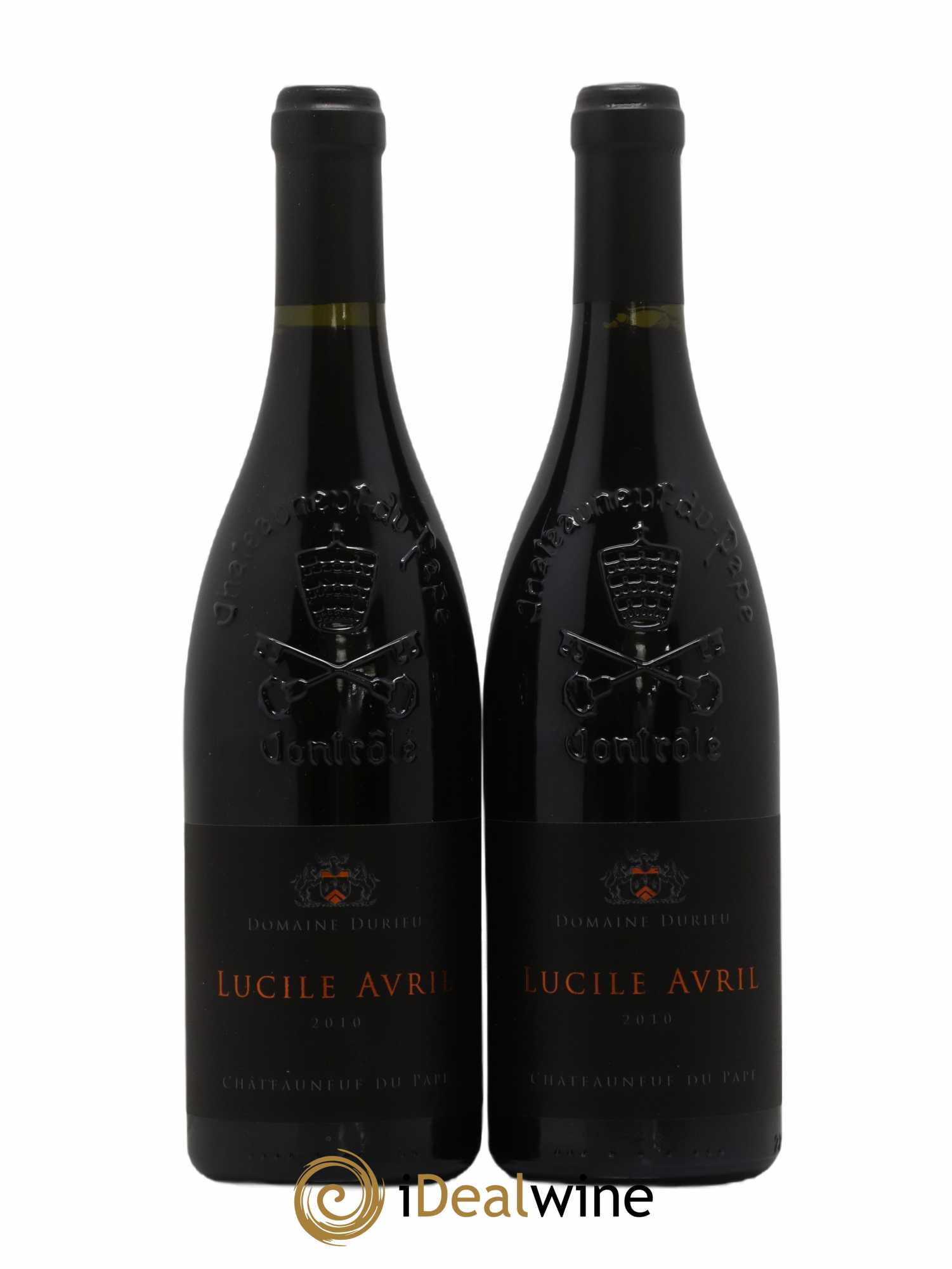 Châteauneuf-du-Pape Château Durieu cuvée Avril 2010 - Lot de 2 bouteilles - 0