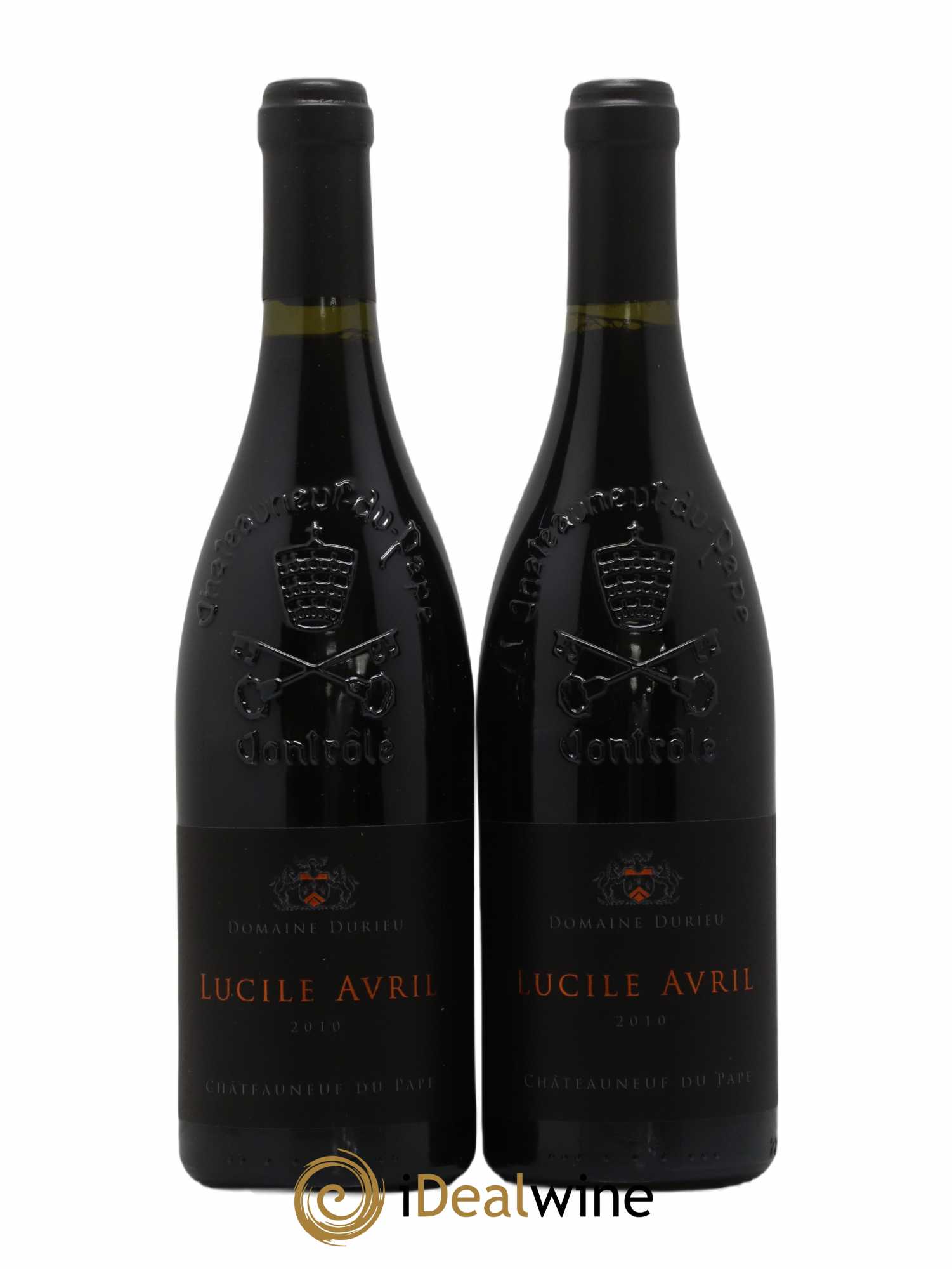 Châteauneuf-du-Pape Château Durieu cuvée Avril 2010 - Lot de 2 bouteilles - 0