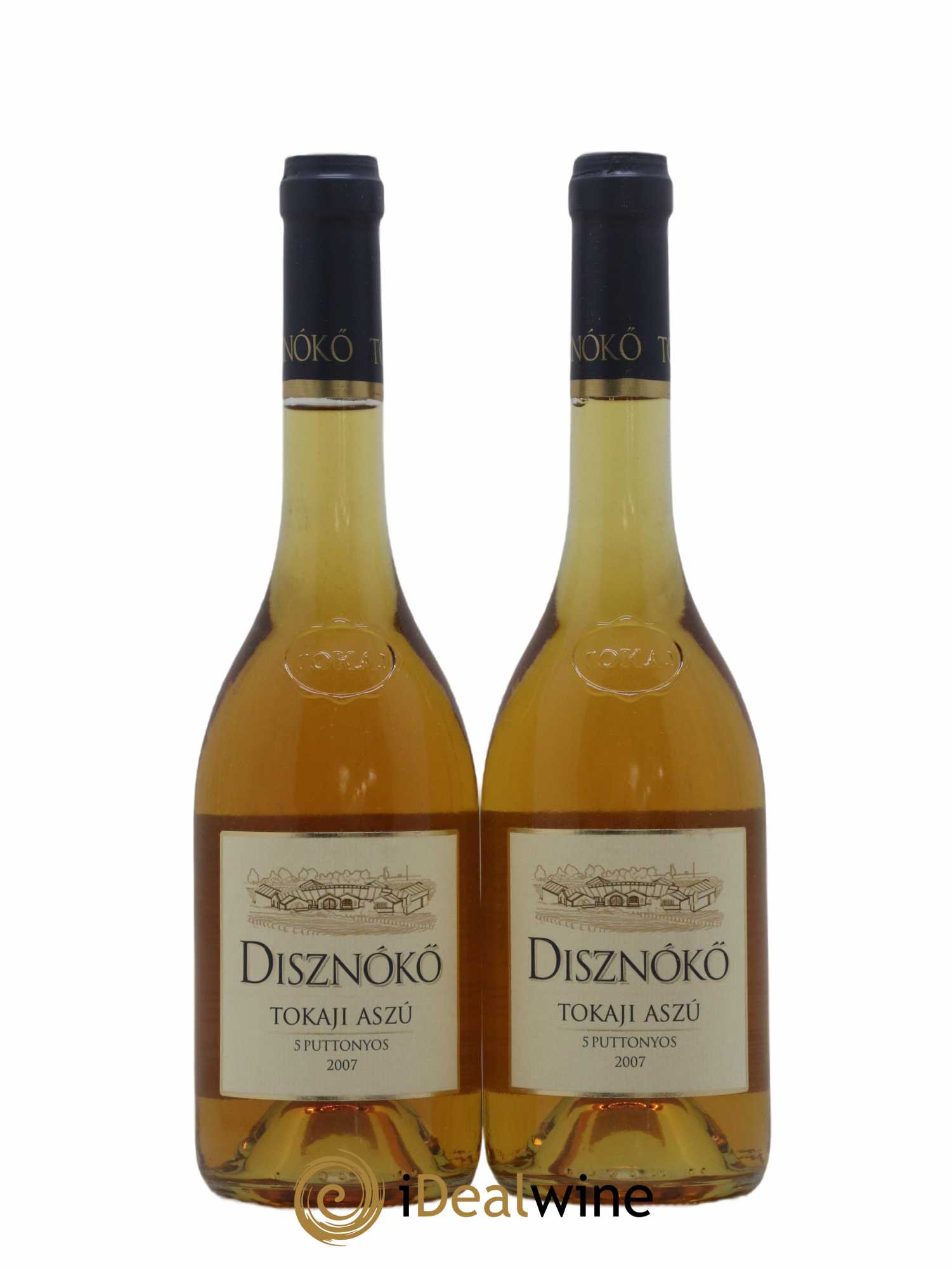 Tokaji Aszu 5 Puttonyos Disznoko (Domaine) 50cl 2007 - Lotto di 2 bottiglie - 0