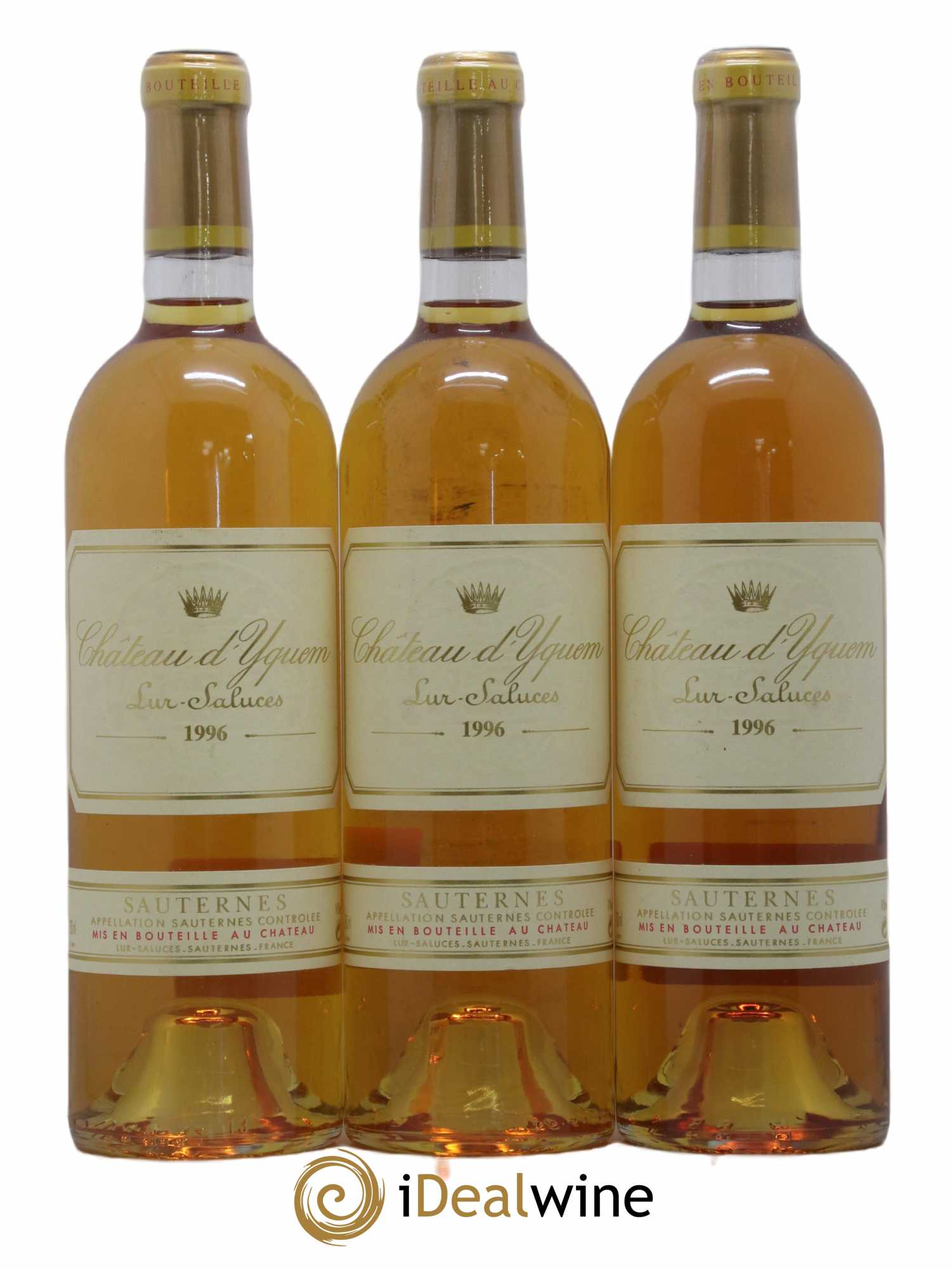 Château d' Yquem 1er Cru Classé Supérieur 1996 - Lotto di 6 bottiglie - 1