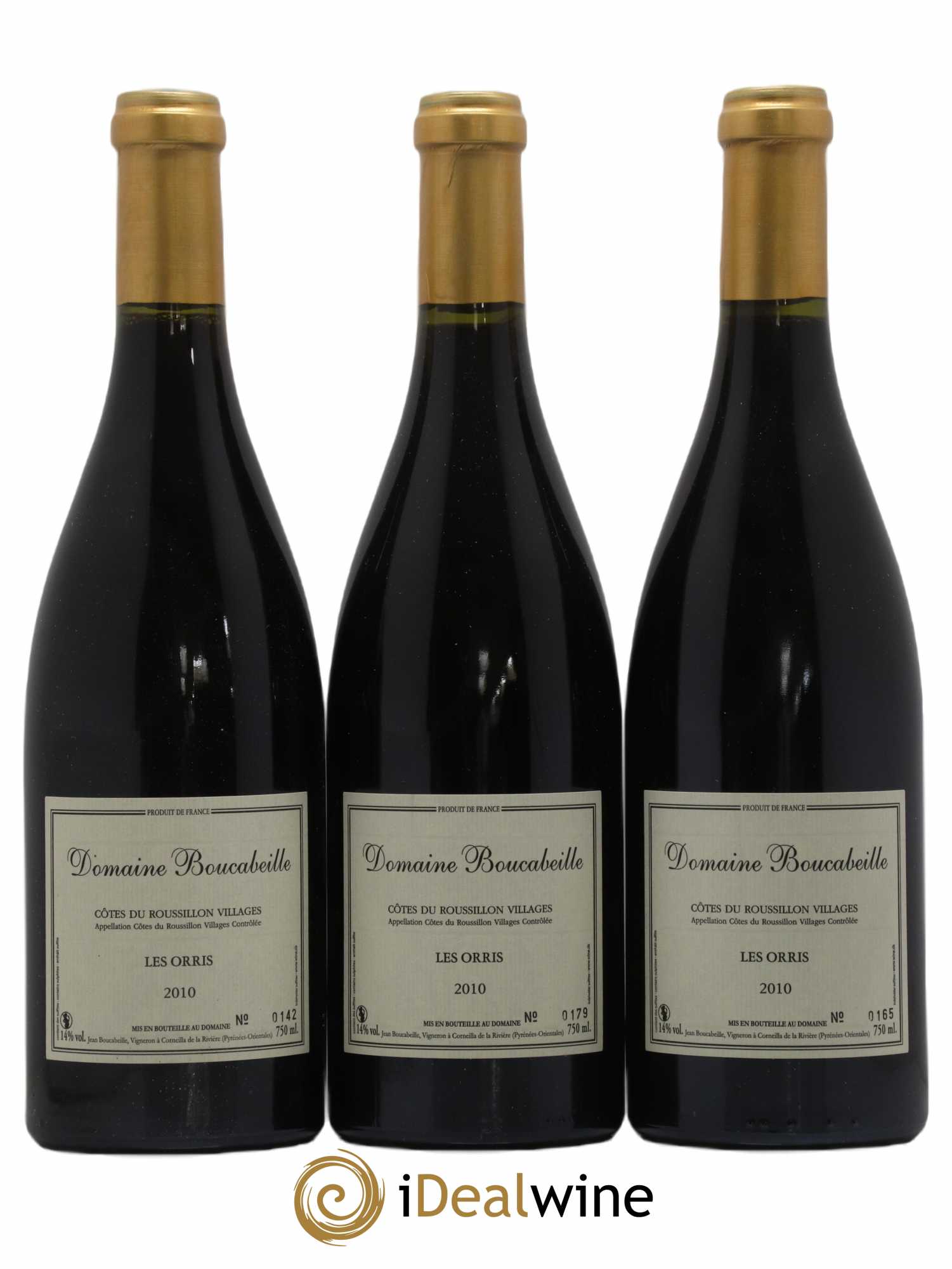 Côtes du Roussillon Les Orris Domaine Boucabeille 2010 - Lot de 3 bouteilles - 0