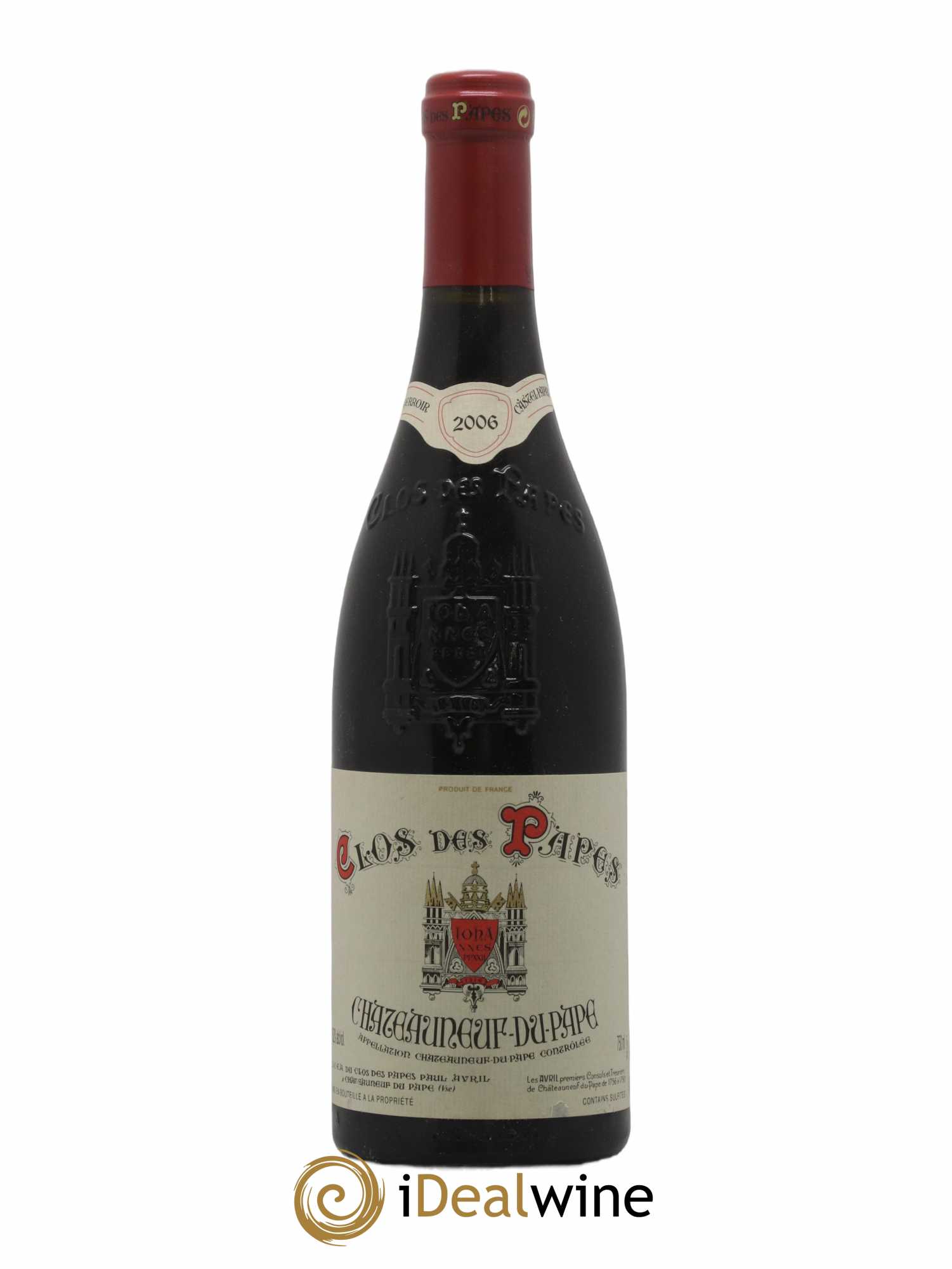 Châteauneuf-du-Pape Clos des Papes - Paul Avril 2006 - Lot de 1 bouteille - 0
