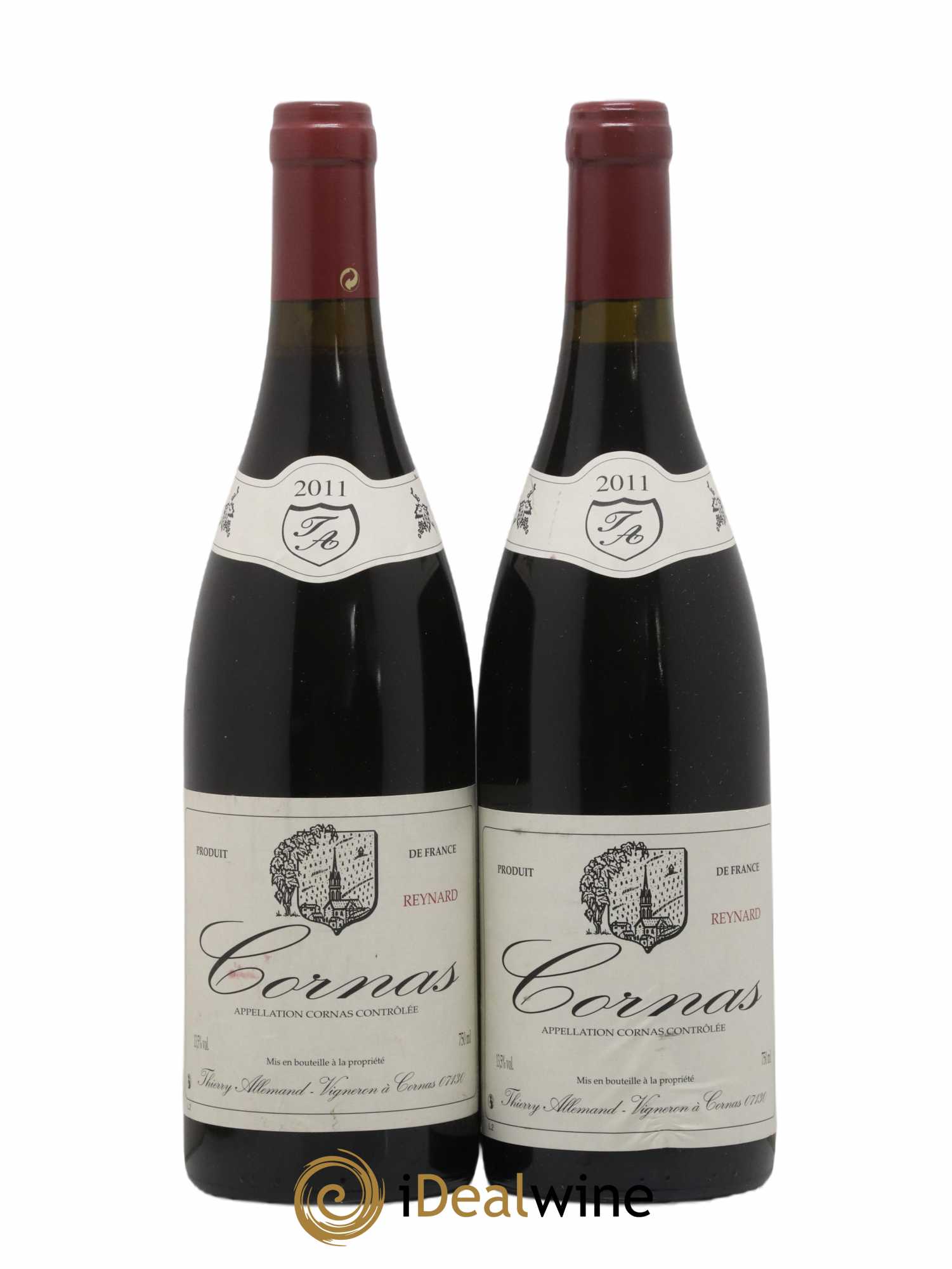 Cornas Reynard Thierry Allemand 2011 - Lot de 2 bouteilles - 0