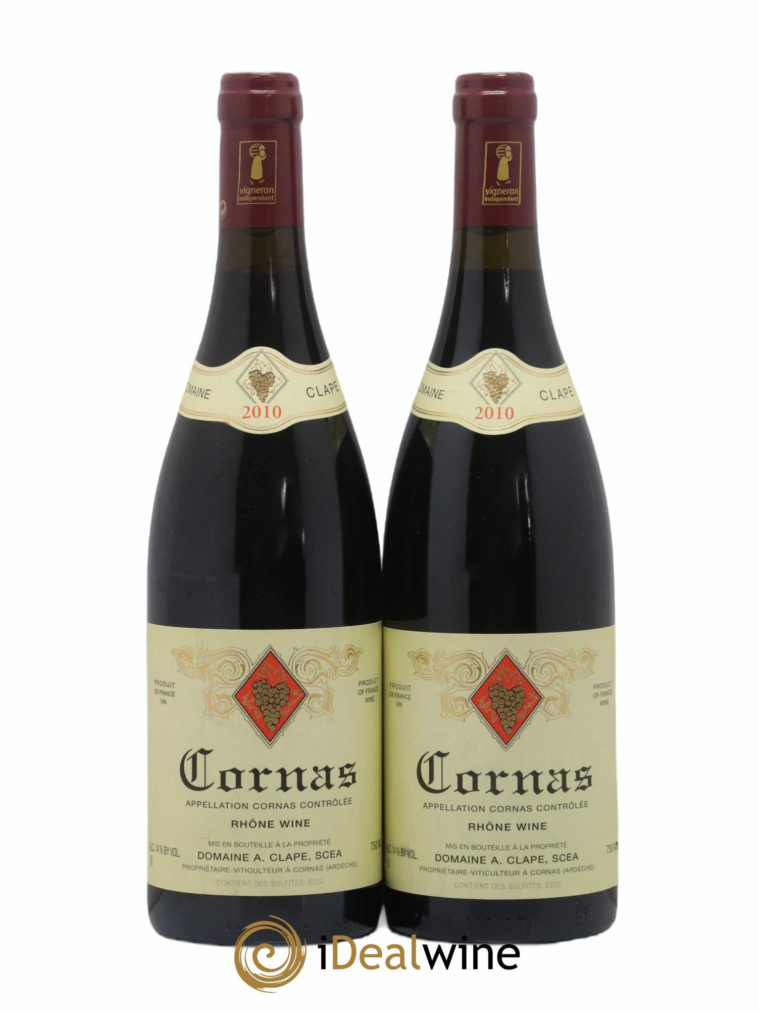 Cornas Auguste Clape 2010 - Lot de 2 bouteilles - 0