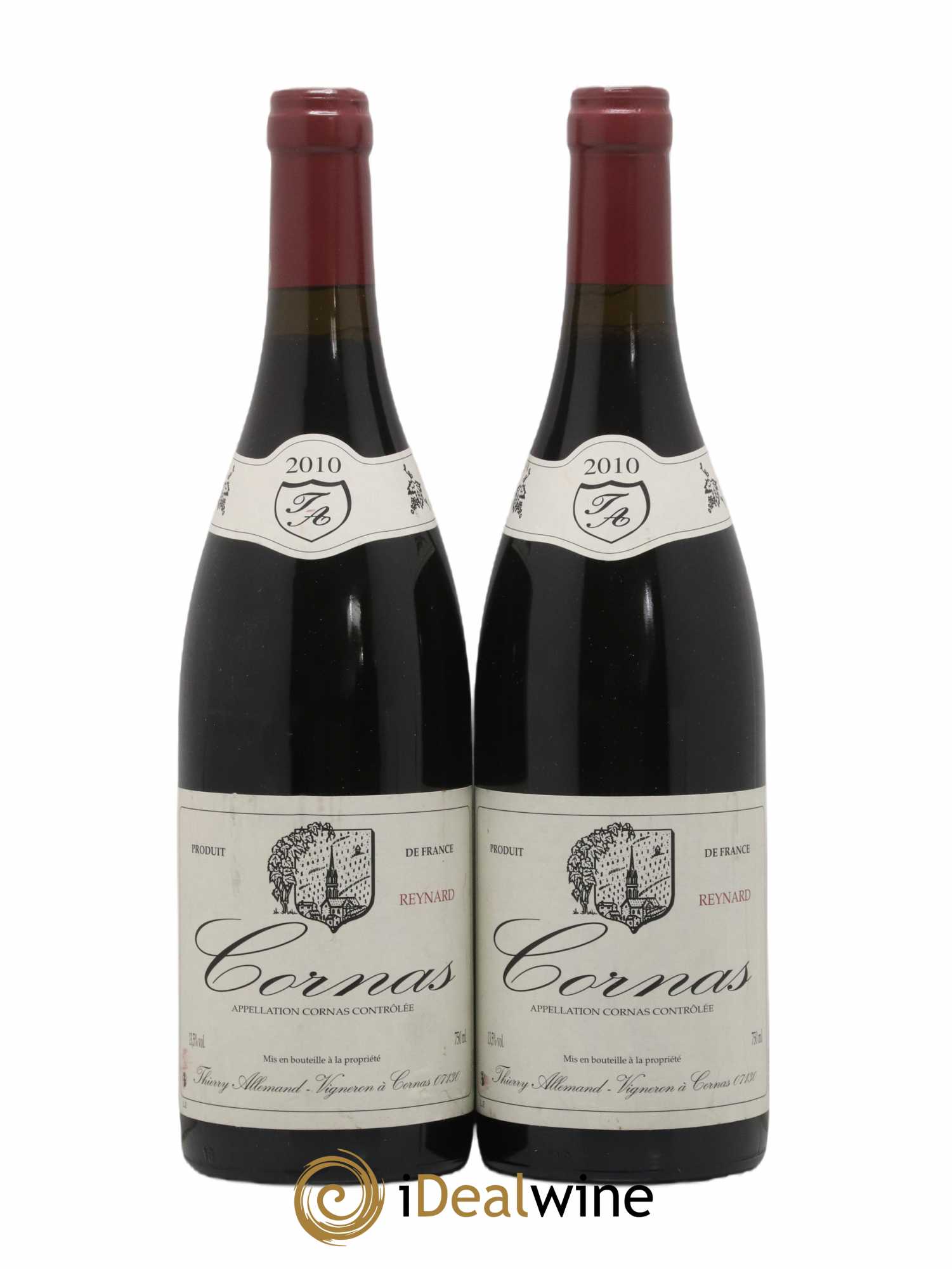 Cornas Reynard Thierry Allemand 2010 - Lot de 2 bouteilles - 0