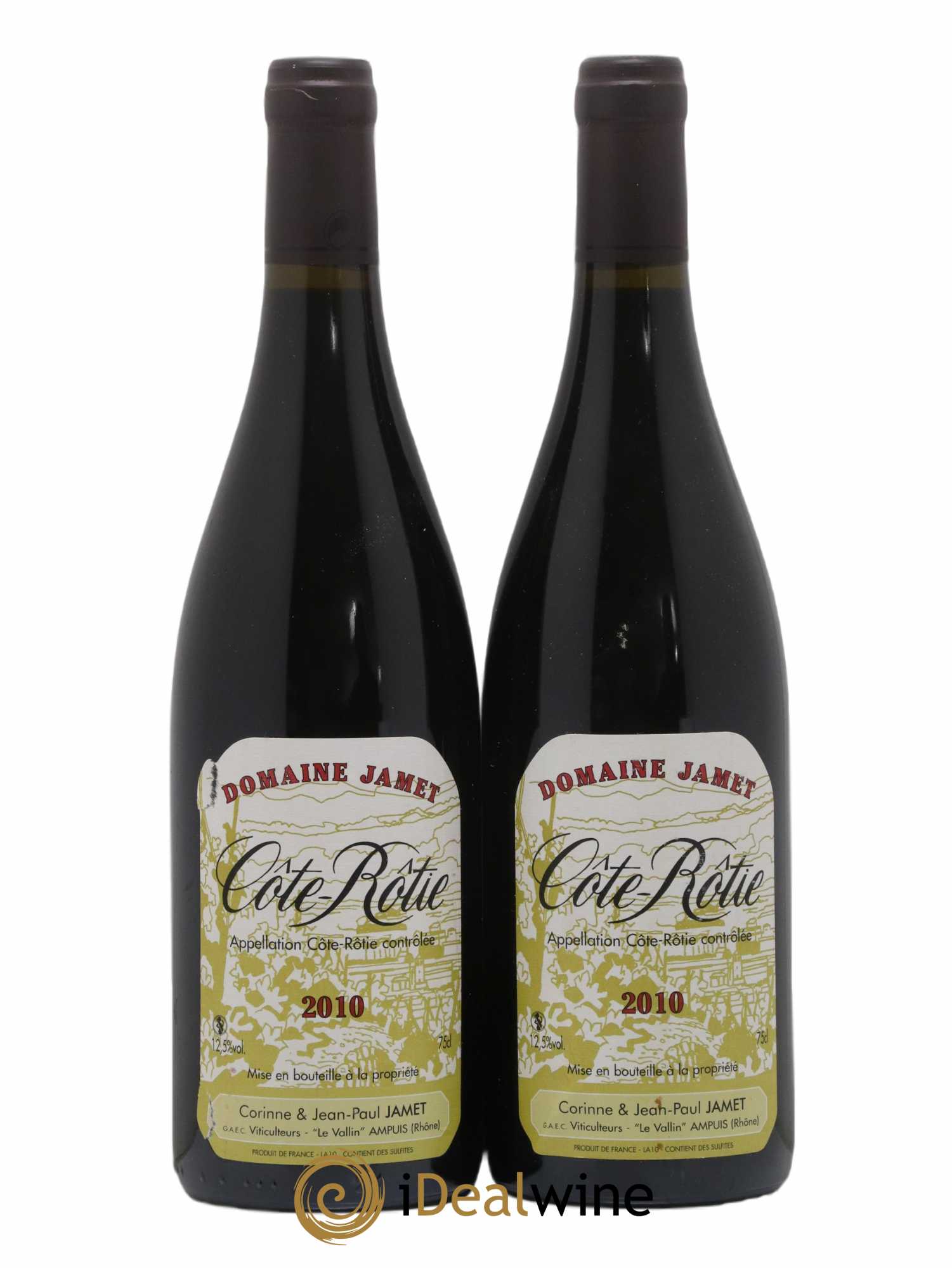 Côte-Rôtie Jamet (Domaine) 2010 - Lot de 2 bouteilles - 0